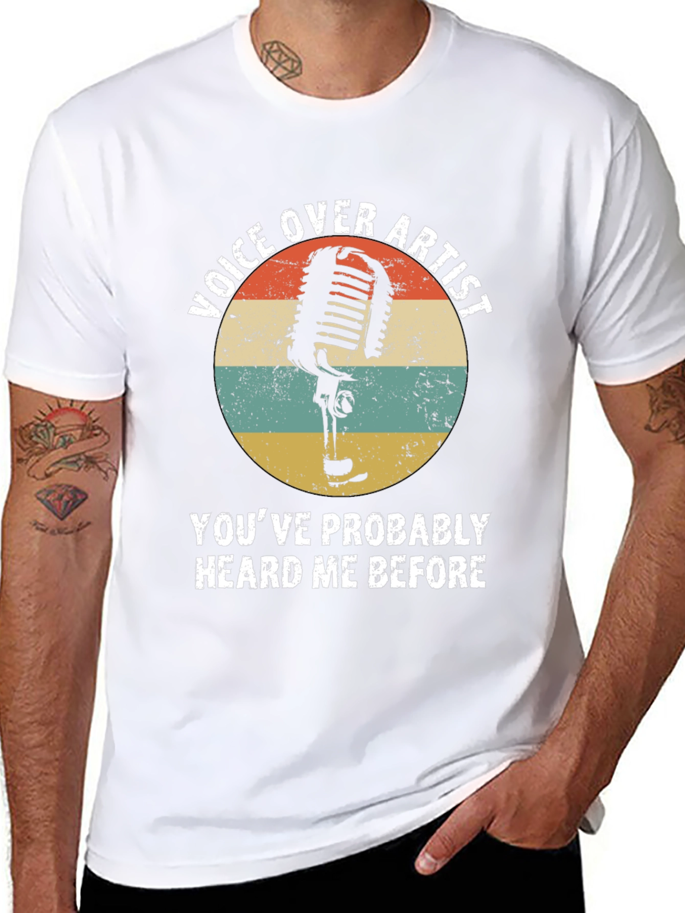 Voice Over Artist Retro T-Shirt