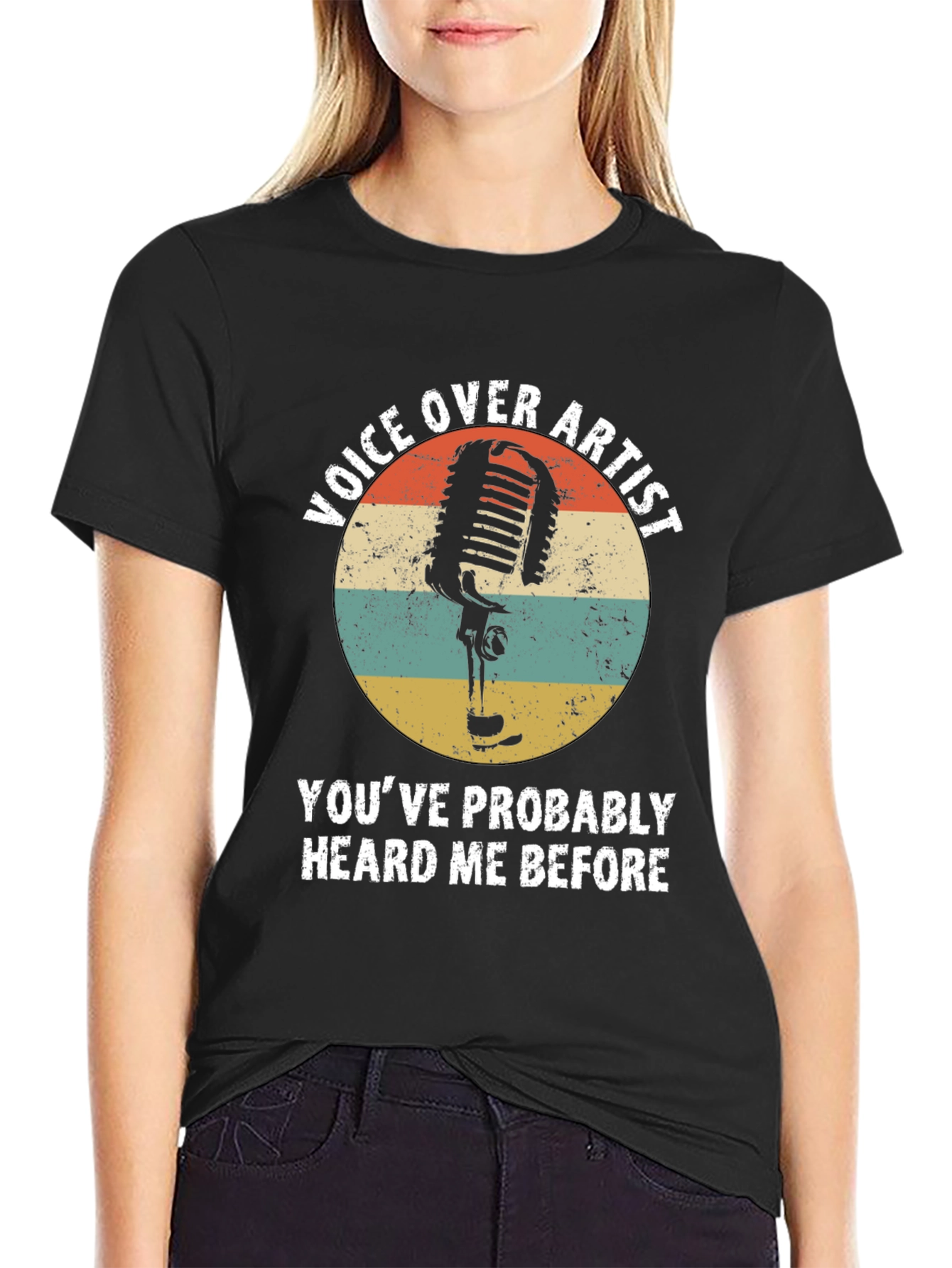 Voice Over Artist Retro T-Shirt