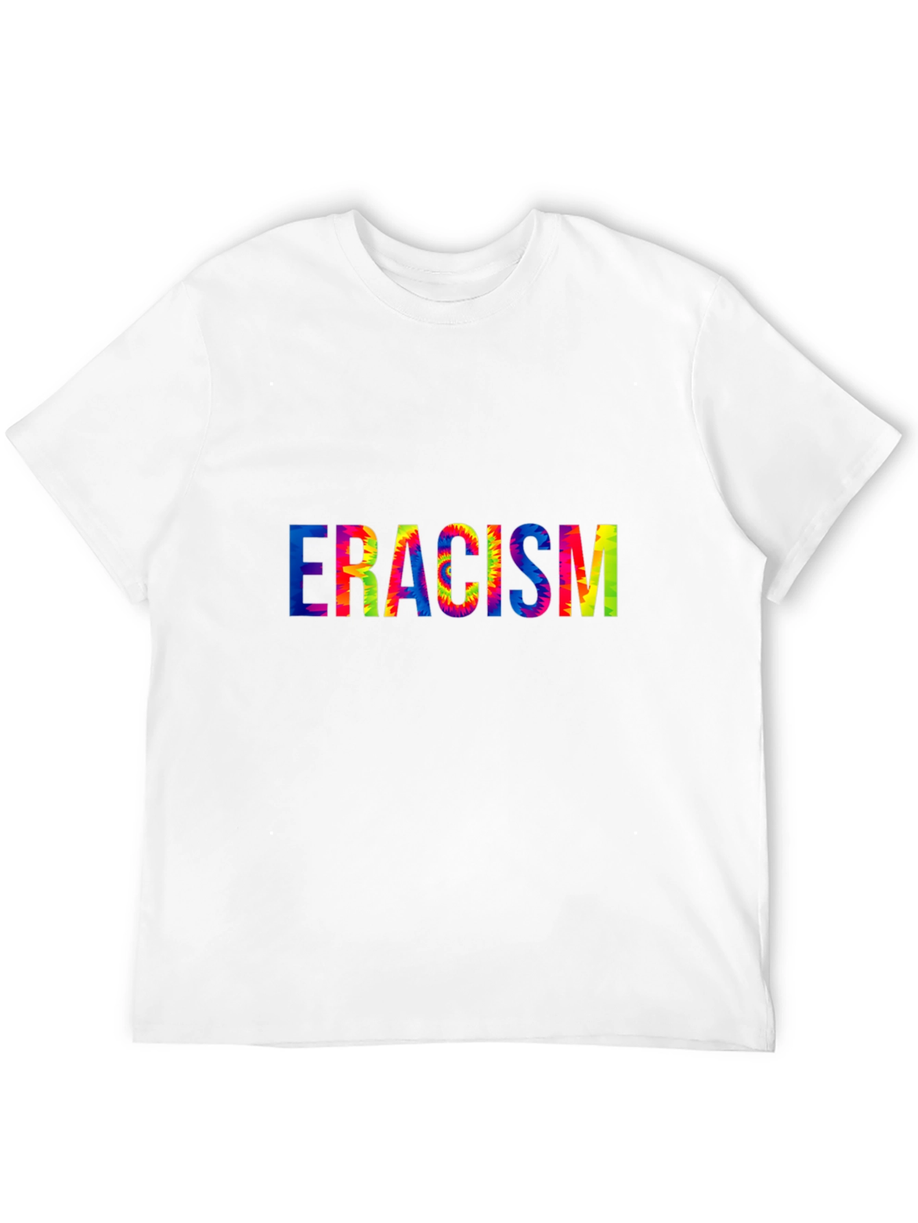 Eradicate Racism Tie Dye Graphic T-Shirt