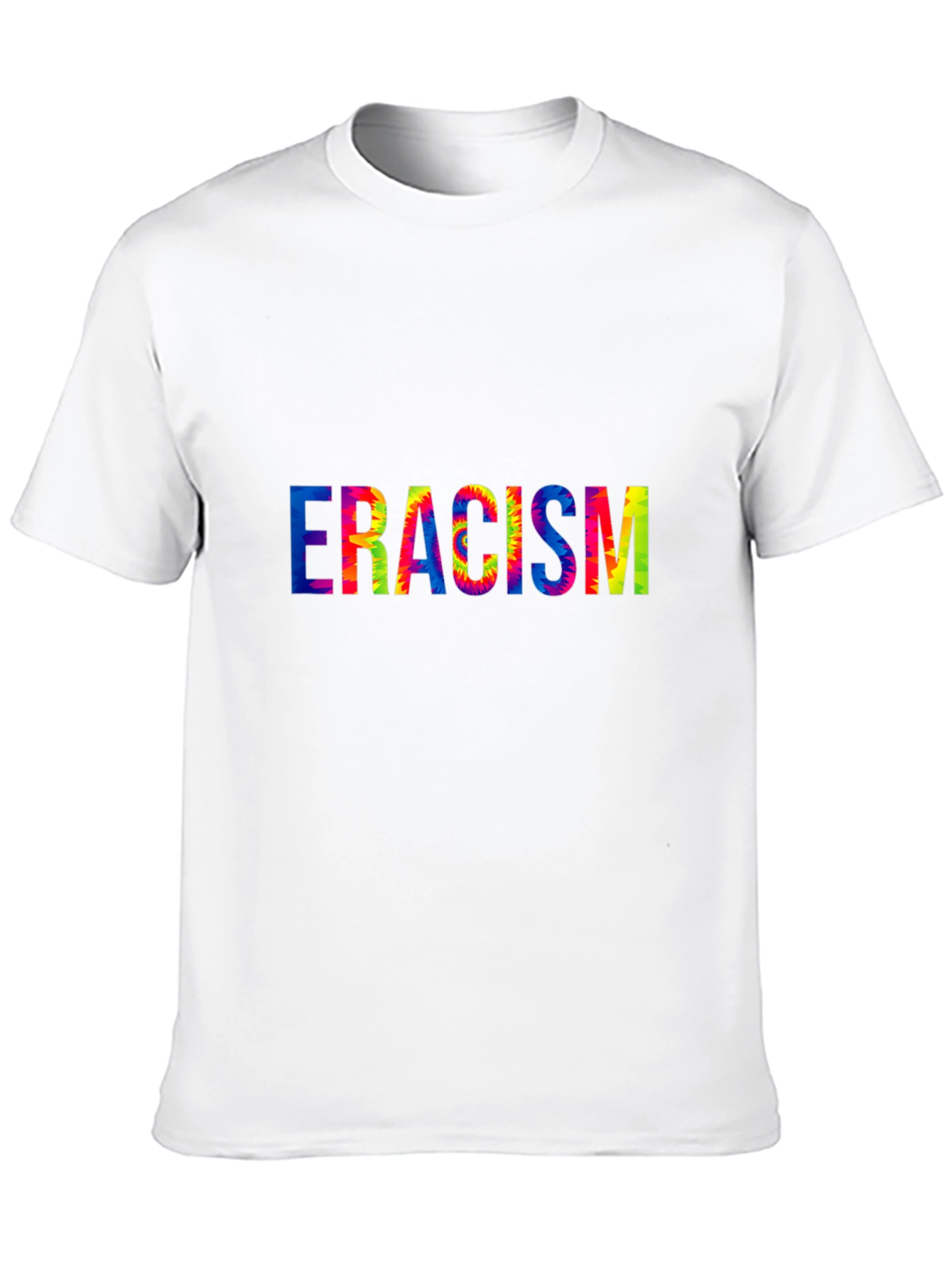 Eradicate Racism Tie Dye Graphic T-Shirt