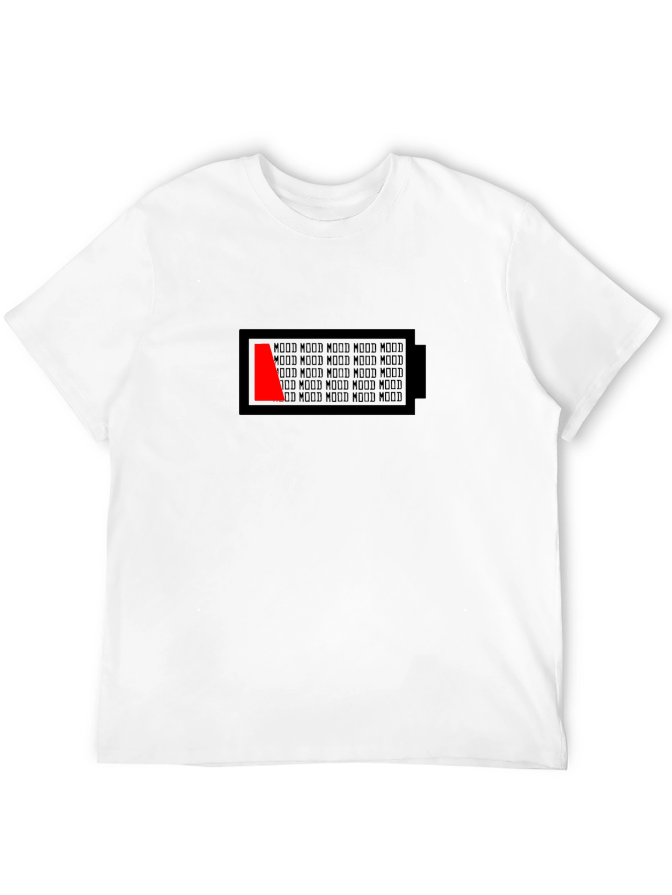 Low Mood Battery Graphic T-Shirt - Black