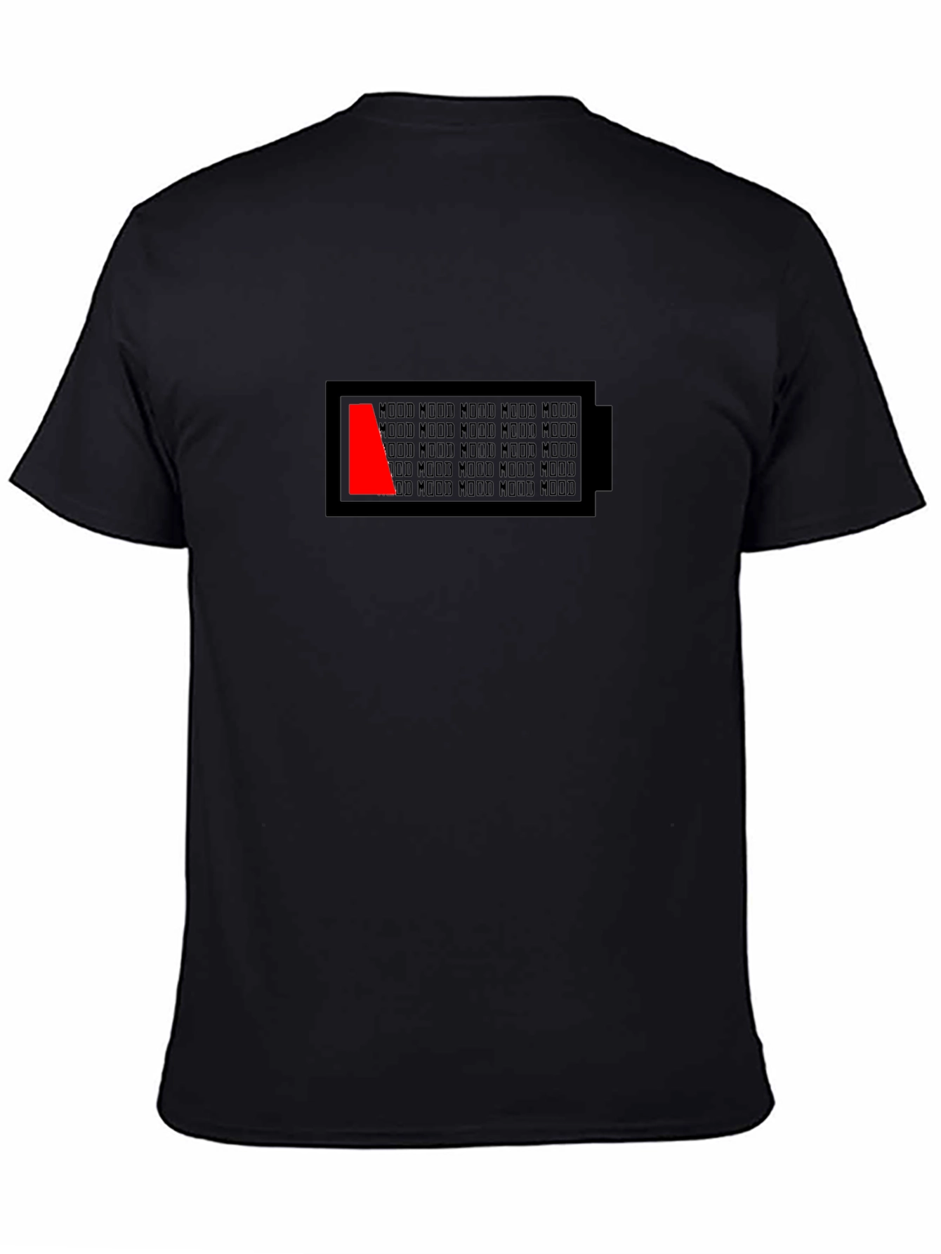Low Mood Battery Graphic T-Shirt - Black