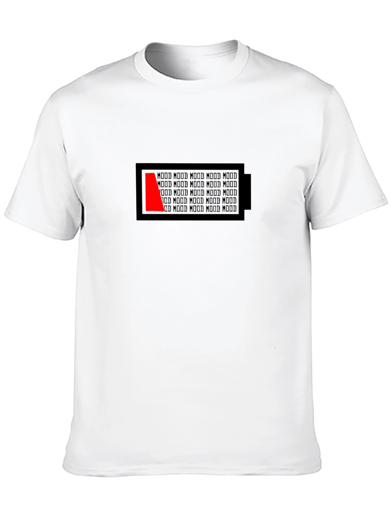 Low Mood Battery Graphic T-Shirt - Black