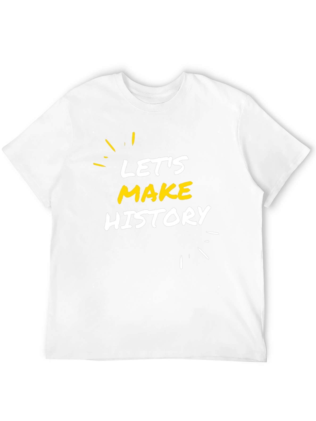 Lets Make History Black Graphic Tee