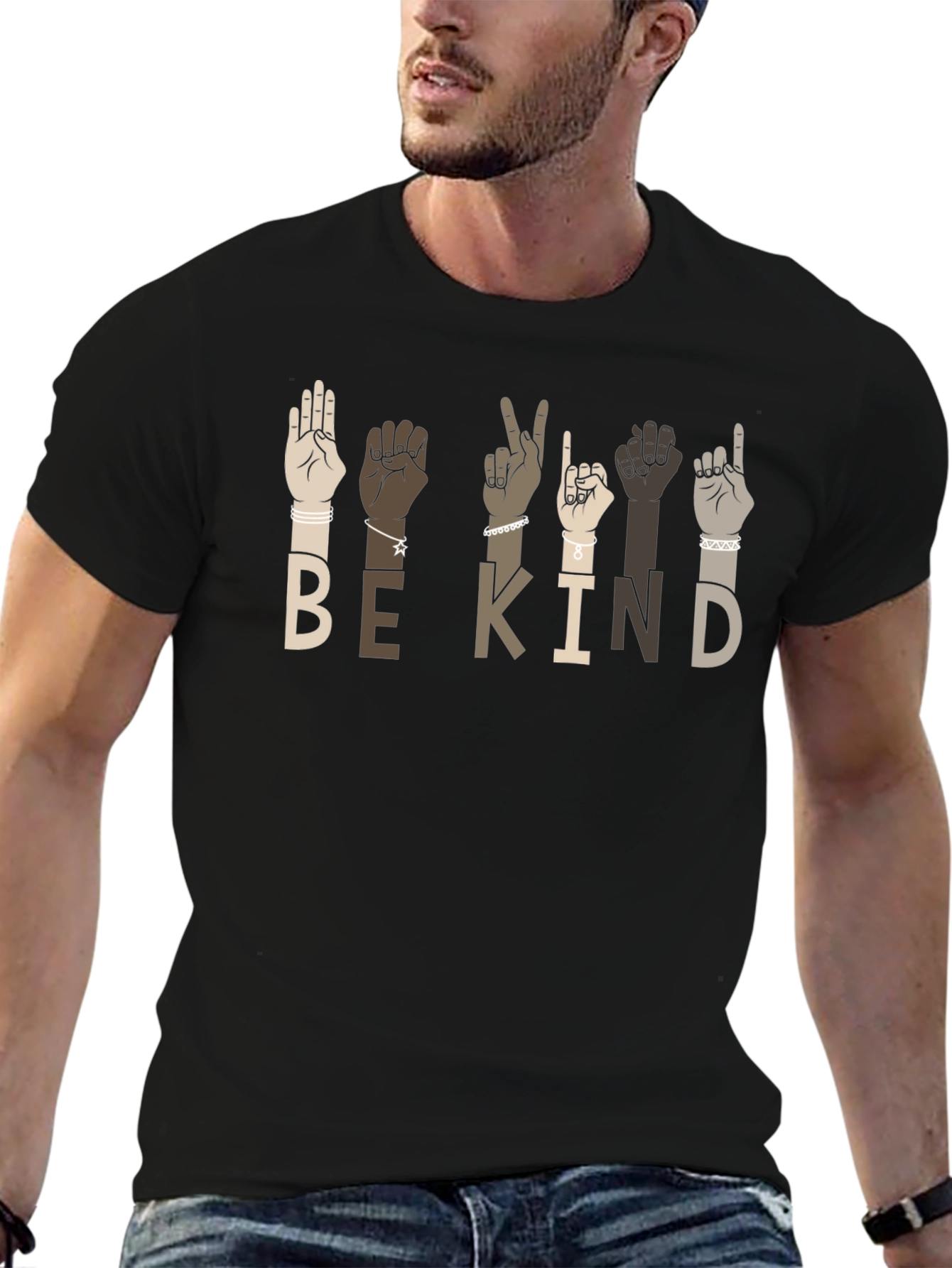 Be Kind Sign Language T-Shirt - Unisex