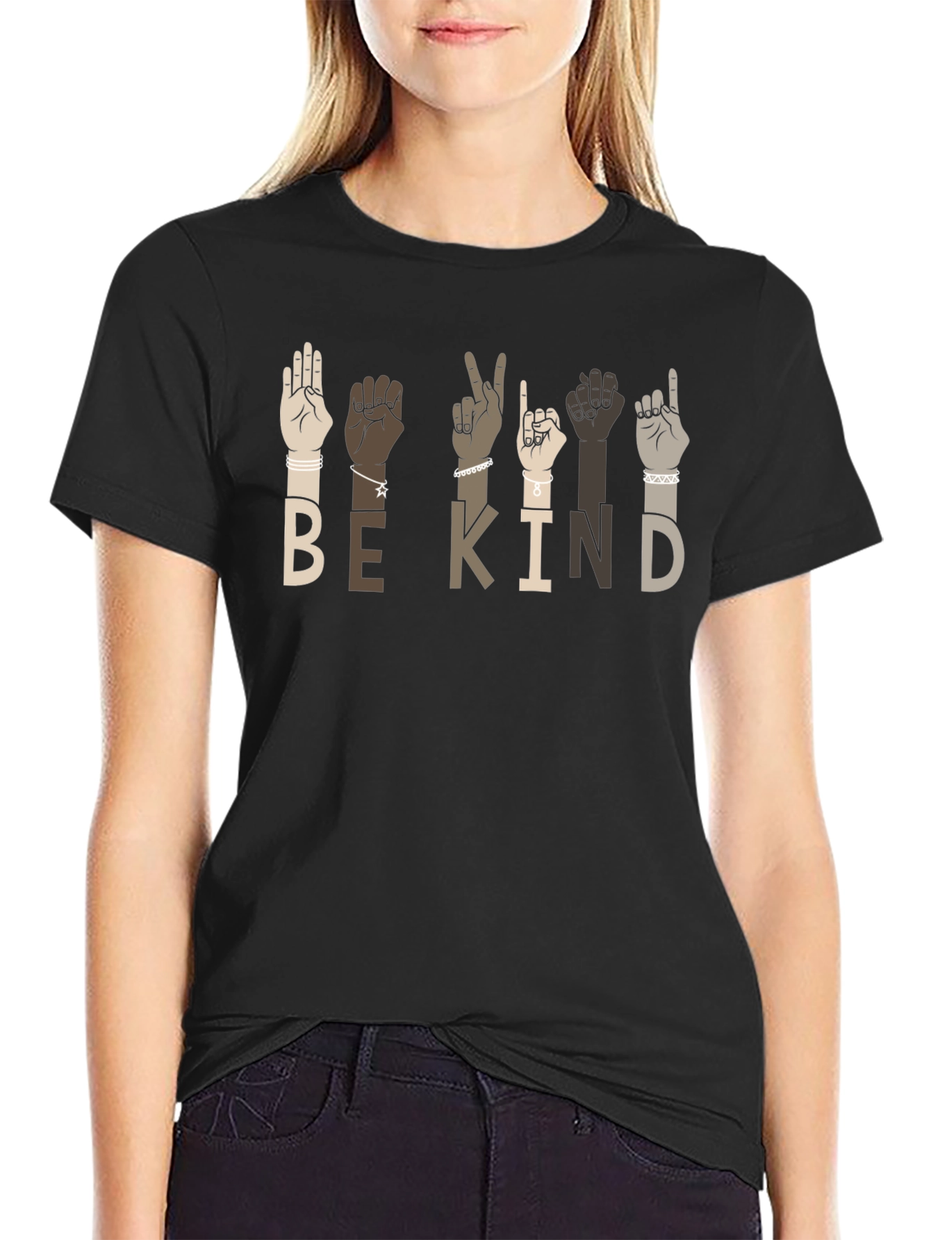 Be Kind Sign Language T-Shirt - Unisex