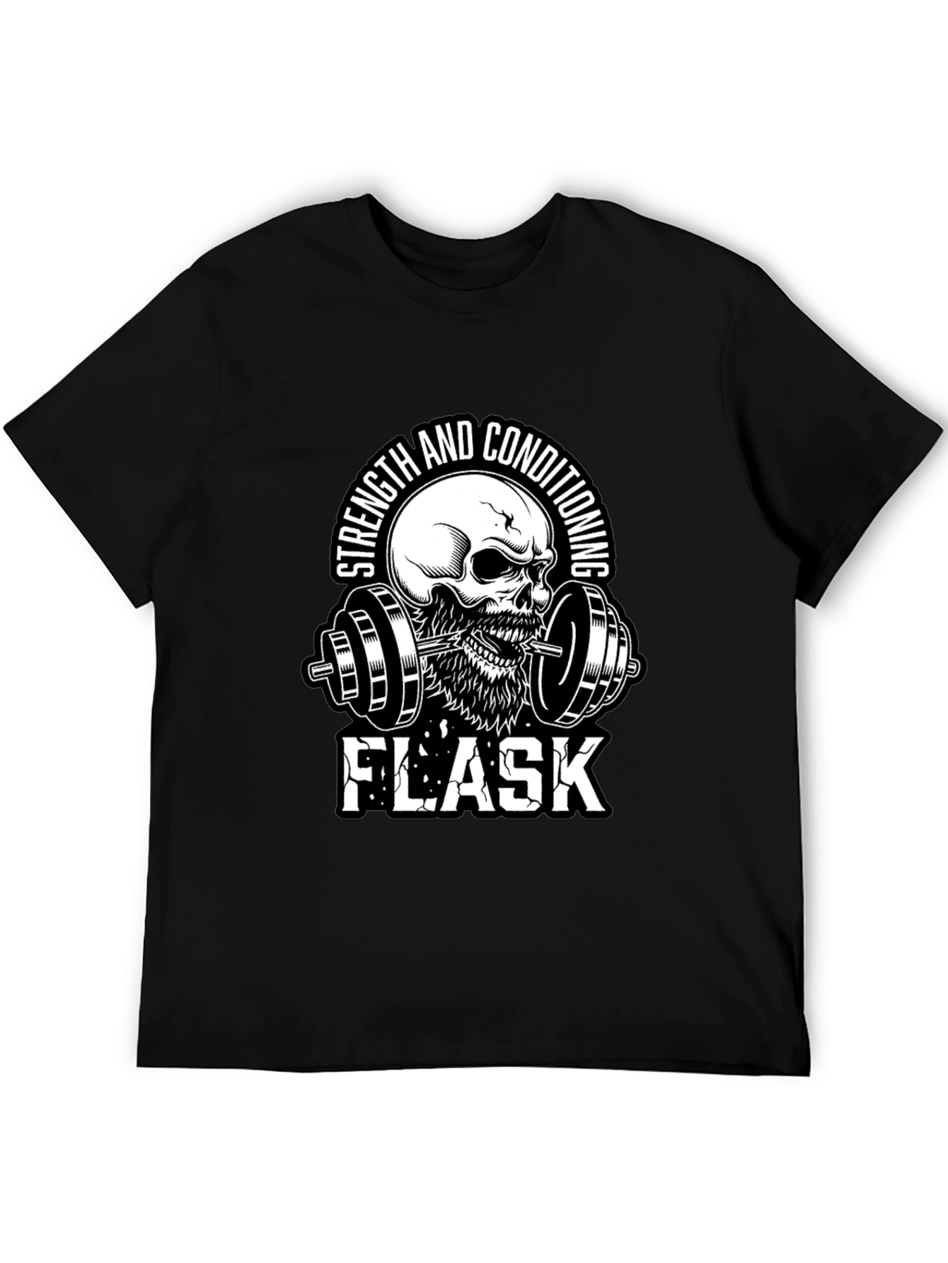 Strength and Conditioning Skull Graphic T-Shirt