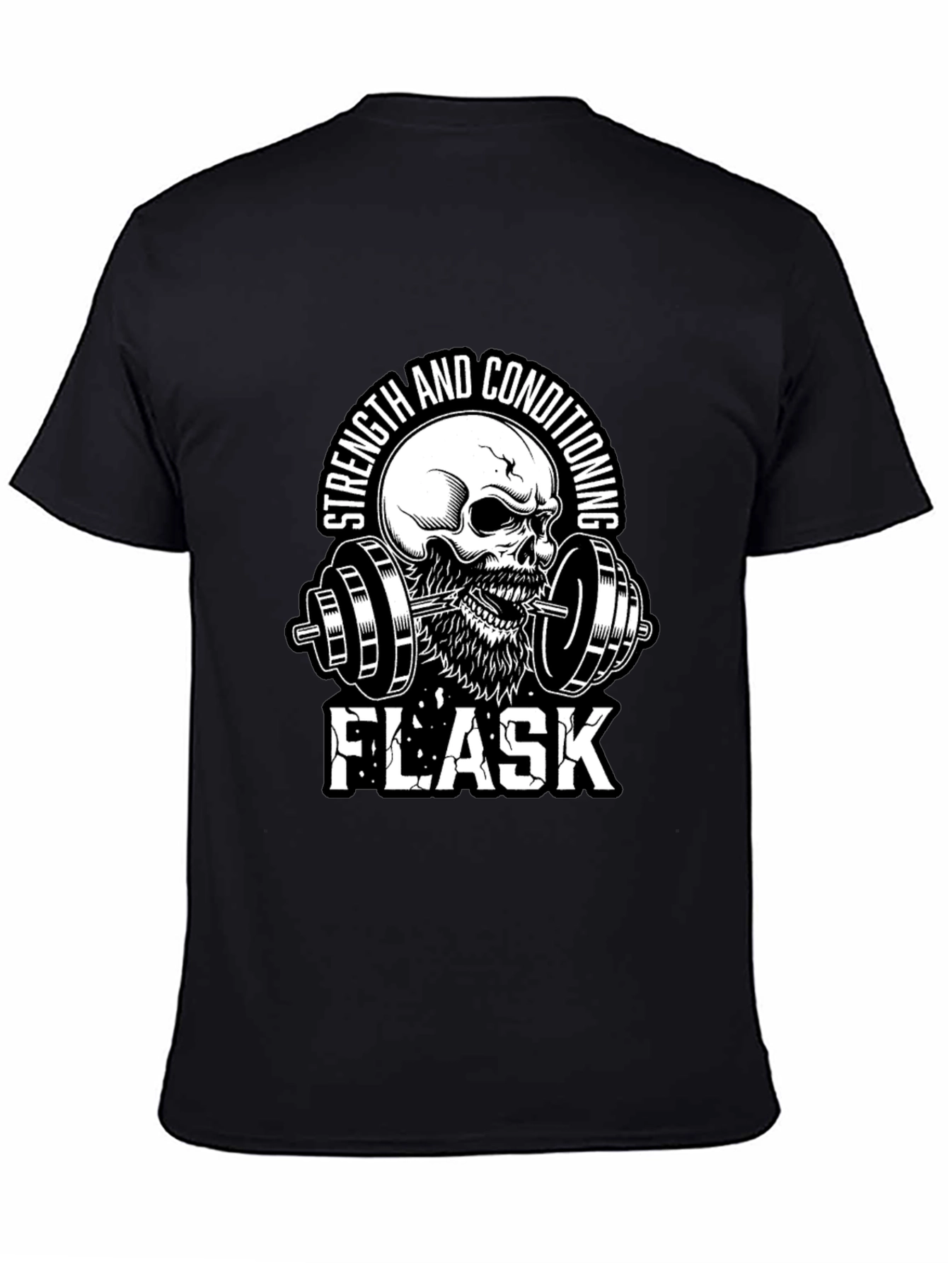 Strength and Conditioning Skull Graphic T-Shirt