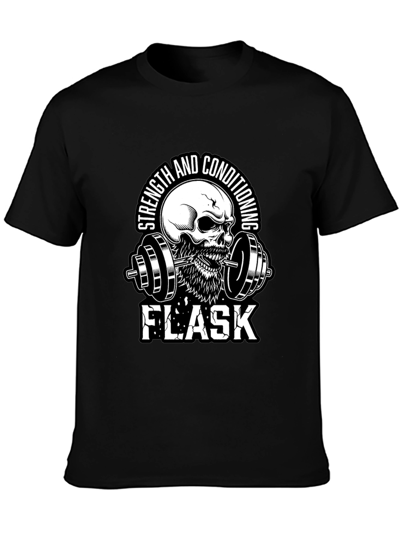 Strength and Conditioning Skull Graphic T-Shirt