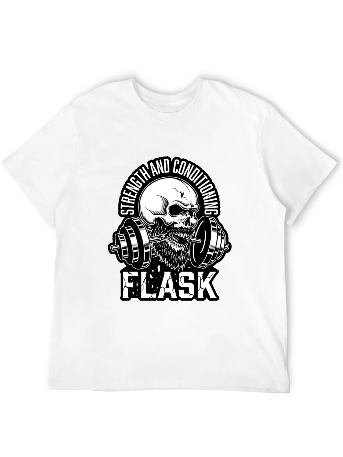 Strength and Conditioning Skull Graphic T-Shirt