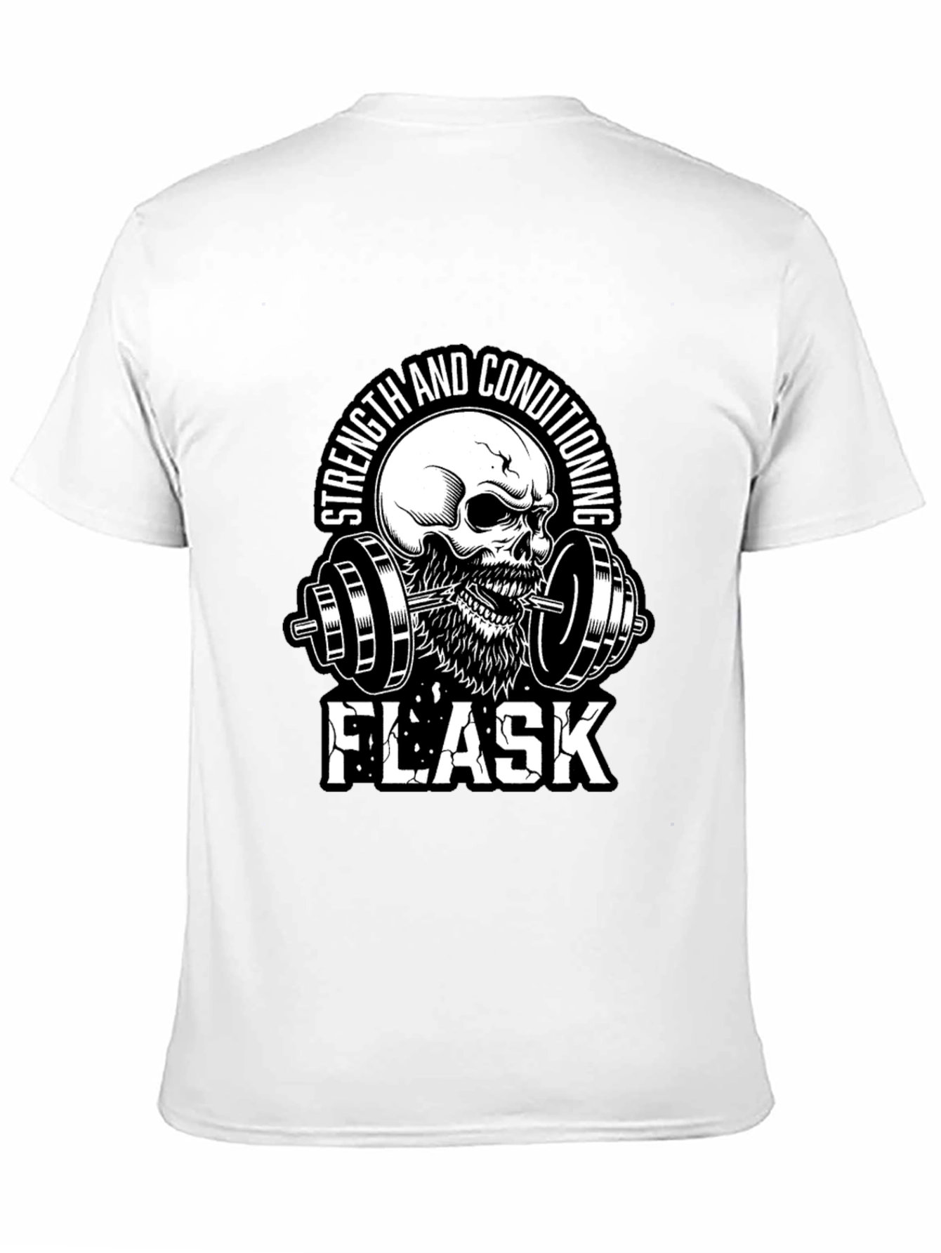 Strength and Conditioning Skull Graphic T-Shirt