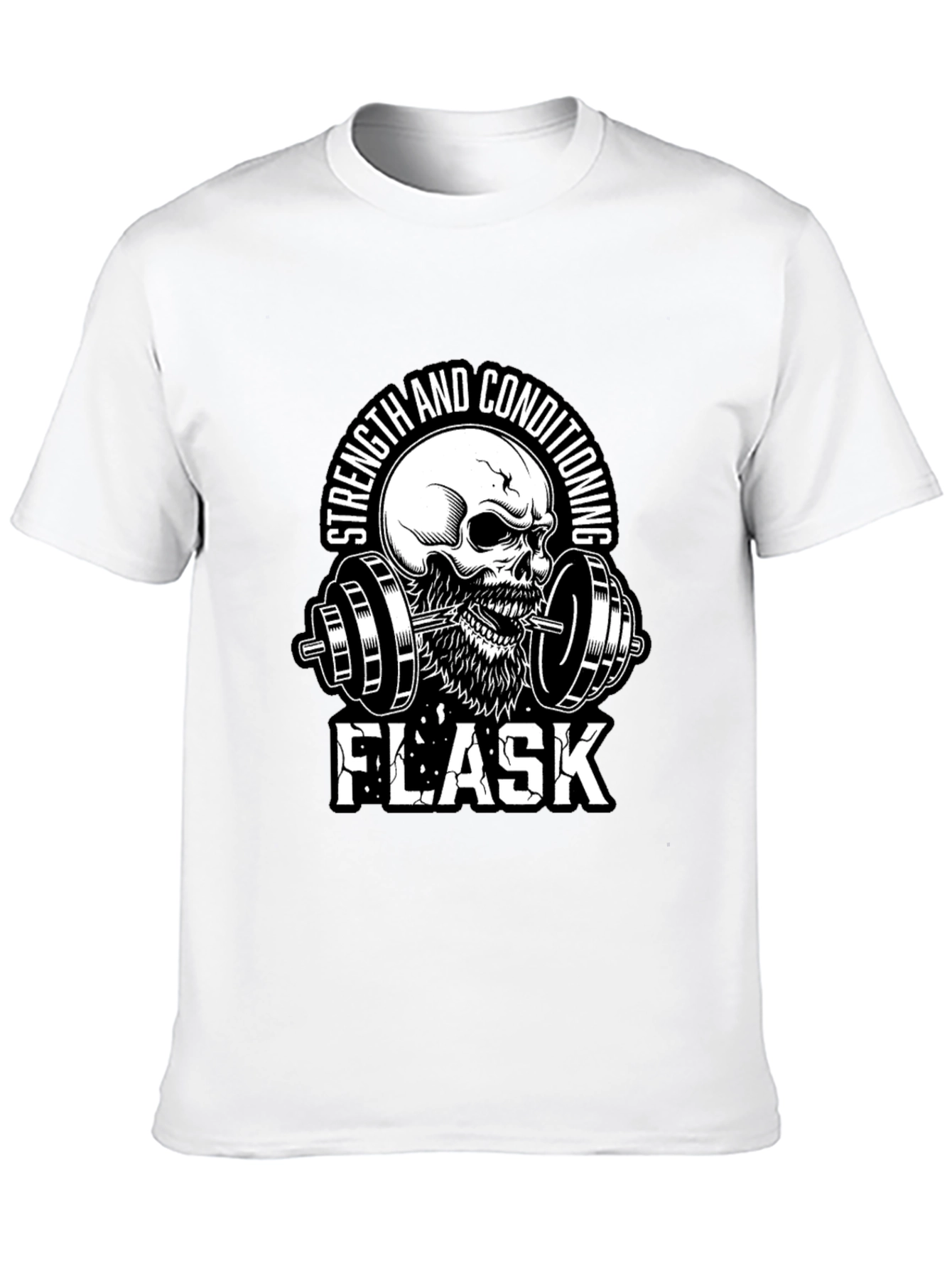 Strength and Conditioning Skull Graphic T-Shirt