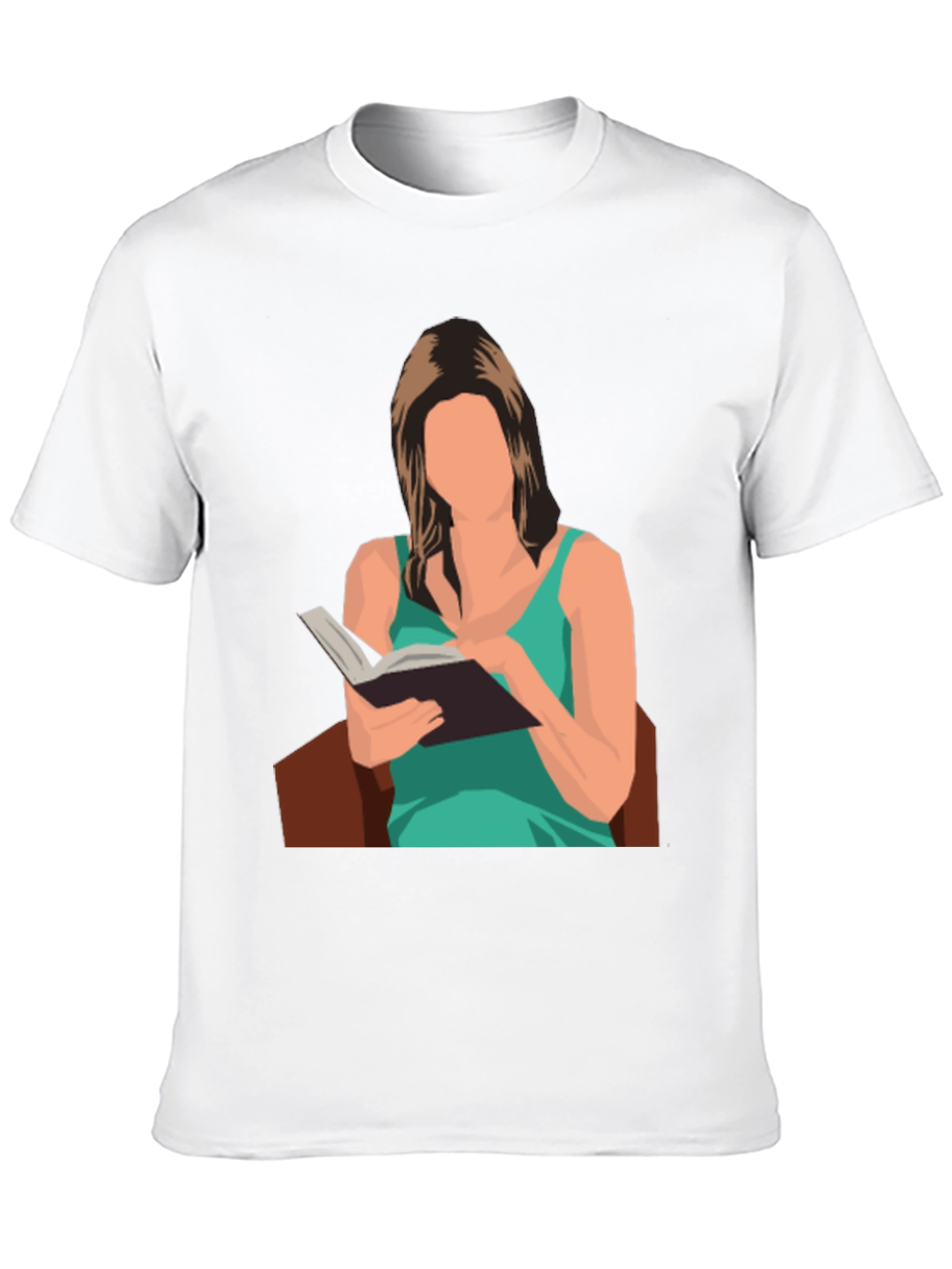 Reading Woman Graphic T-Shirt