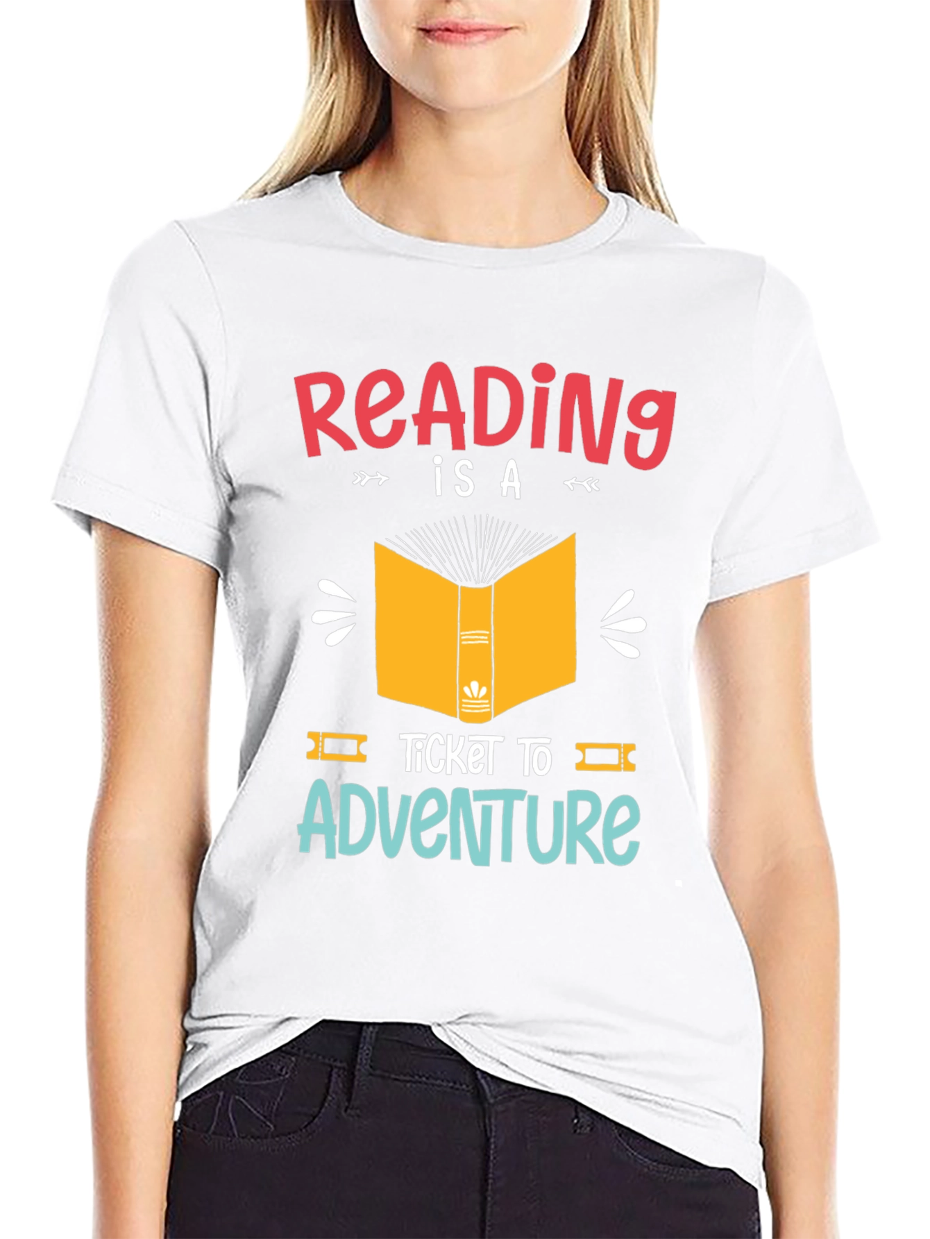 Reading is a Ticket to Adventure Graphic T-Shirt