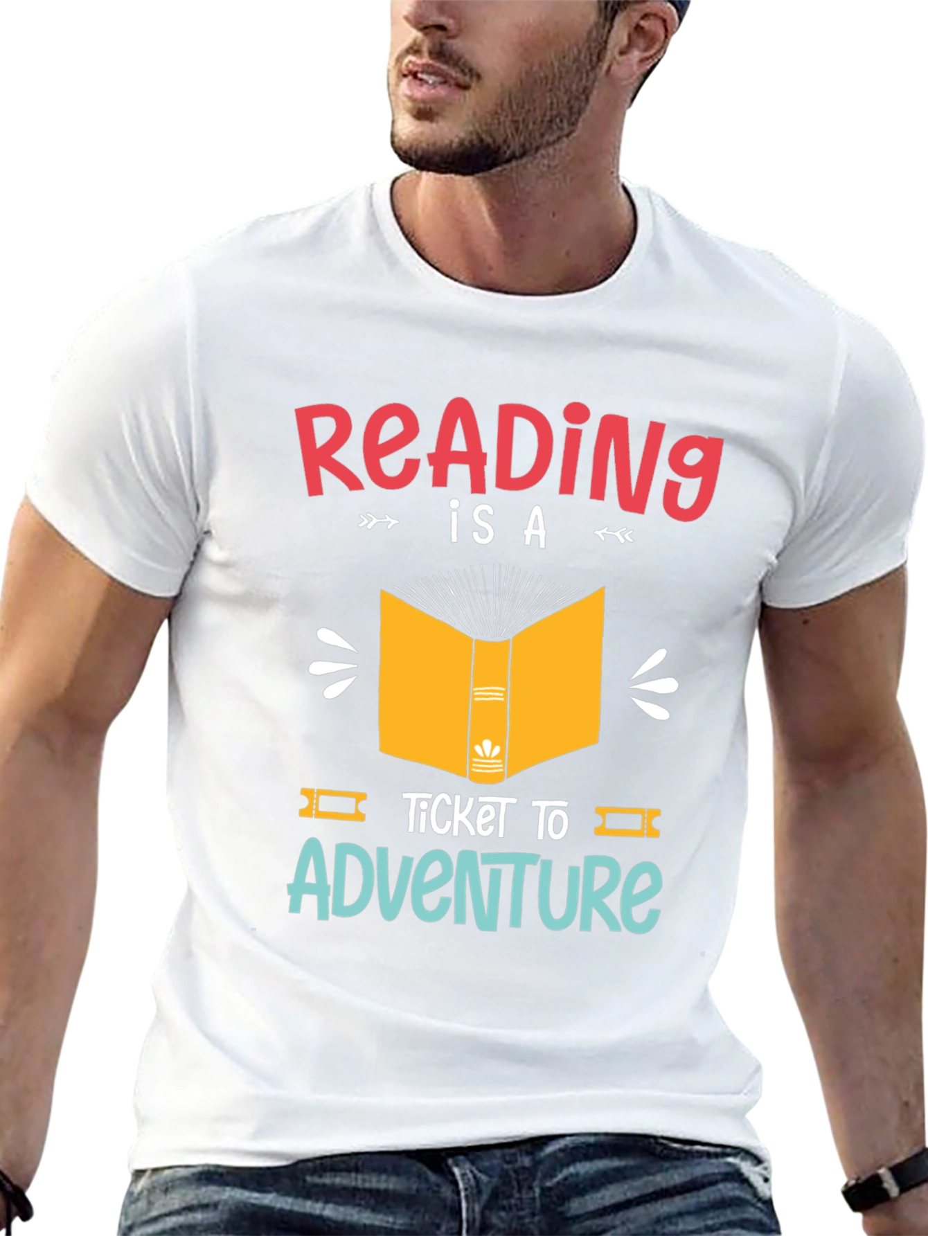 Reading is a Ticket to Adventure Graphic T-Shirt