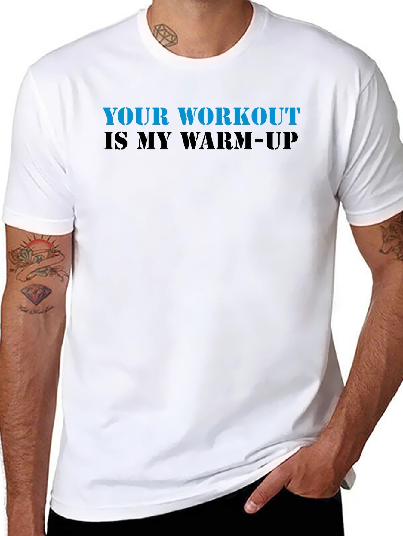 Workout Slogan T-Shirt - Gym Motivation Apparel