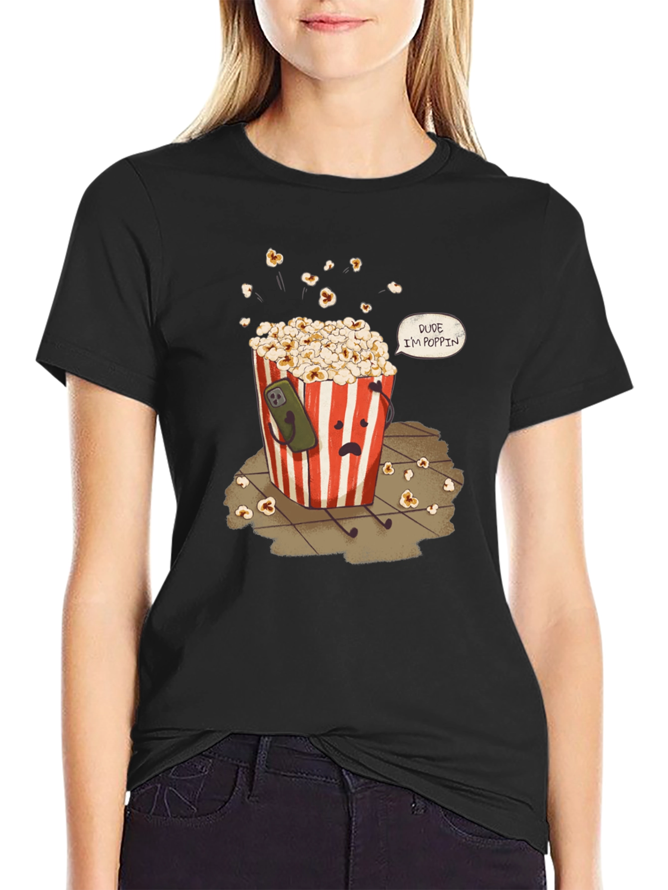 Dude Im Poppin T-Shirt Funny Graphic Tee