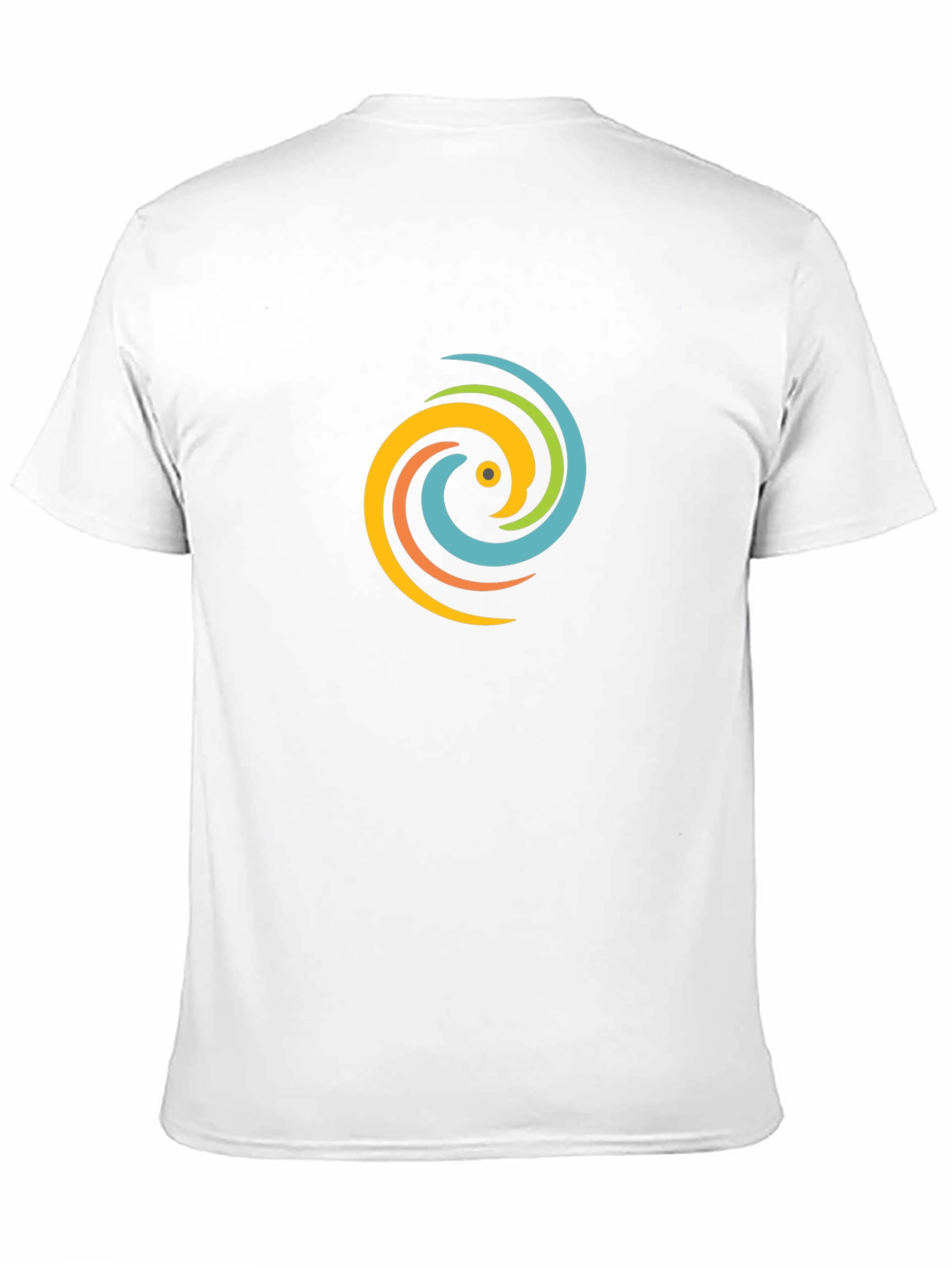 Swirl Graphic Black T-Shirt - Casual Style