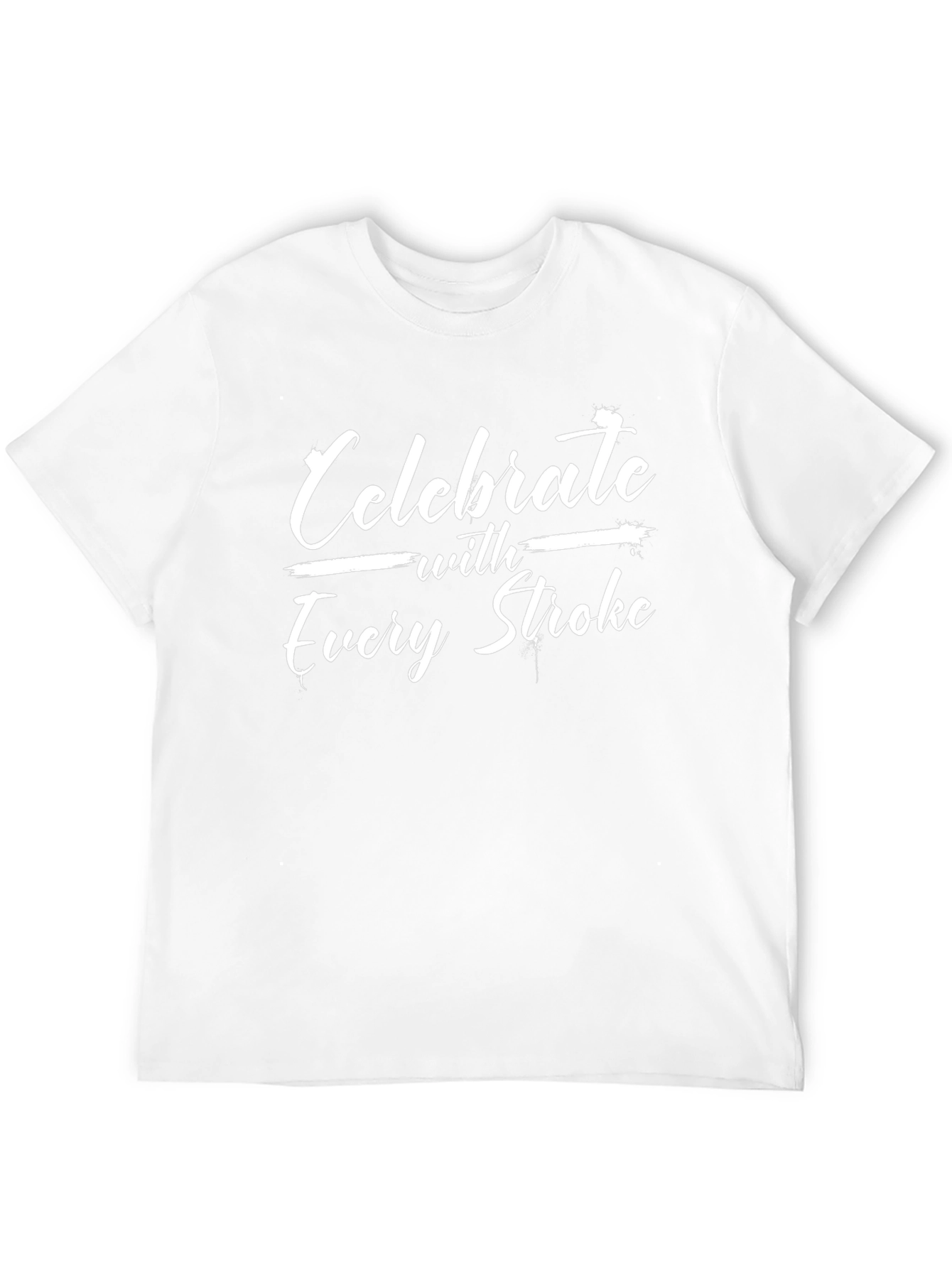 Celebrate Every Stroke Graphic Tee - Black