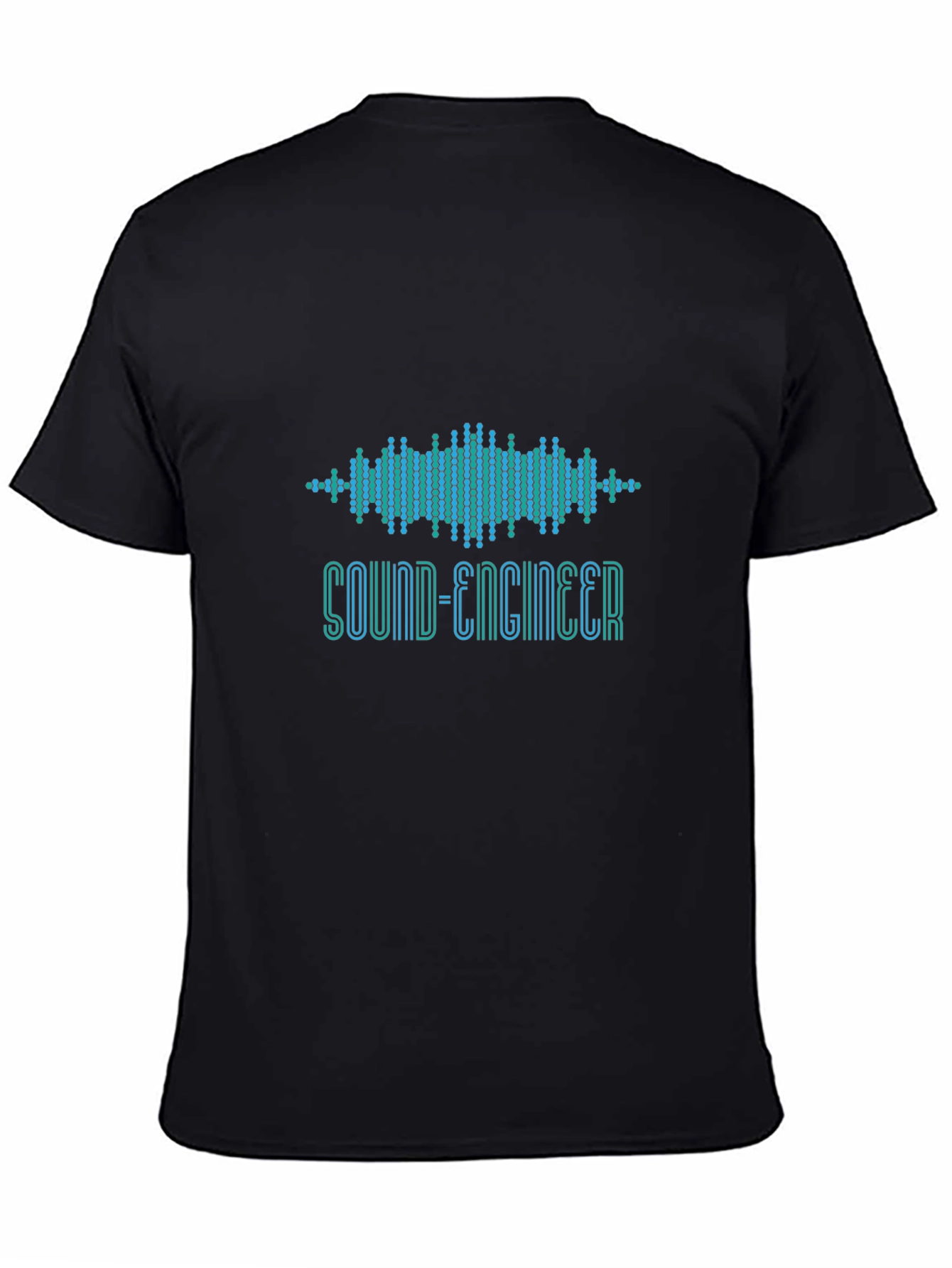 Sound Engineer Graphic T-Shirt - Black