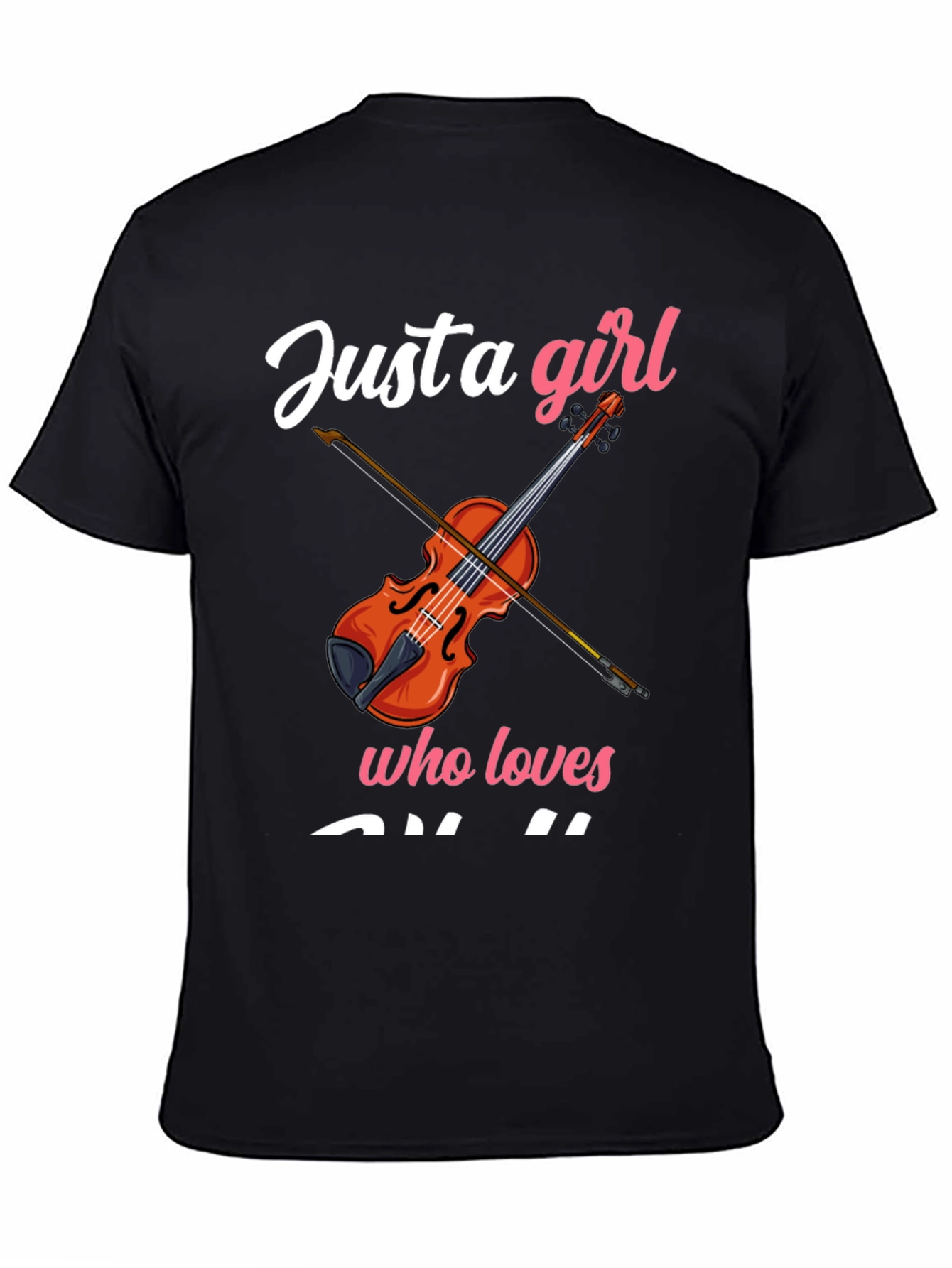 Just a Girl Who Loves Violin T-Shirt