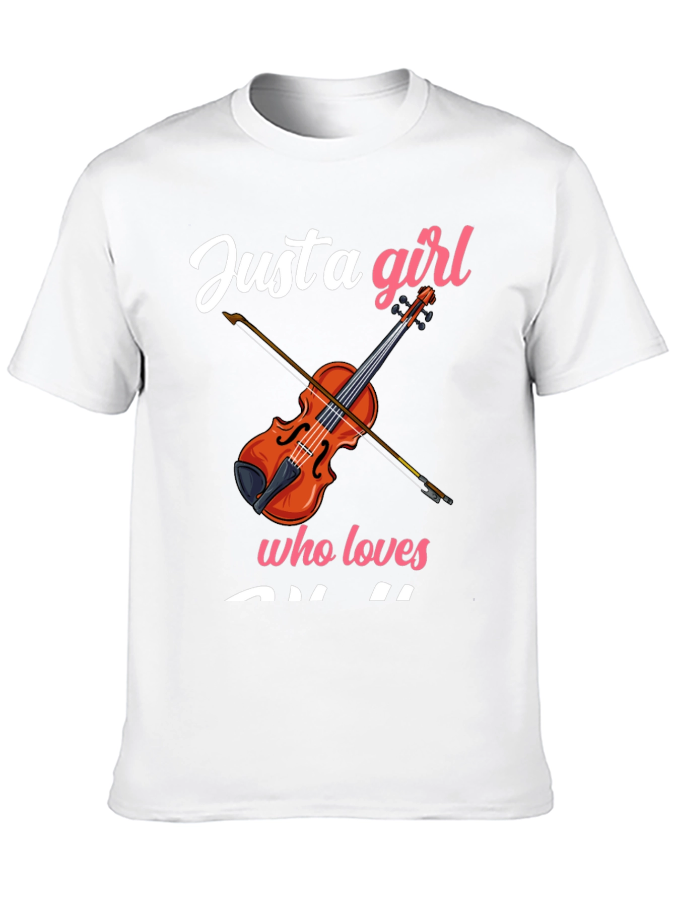 Just a Girl Who Loves Violin T-Shirt