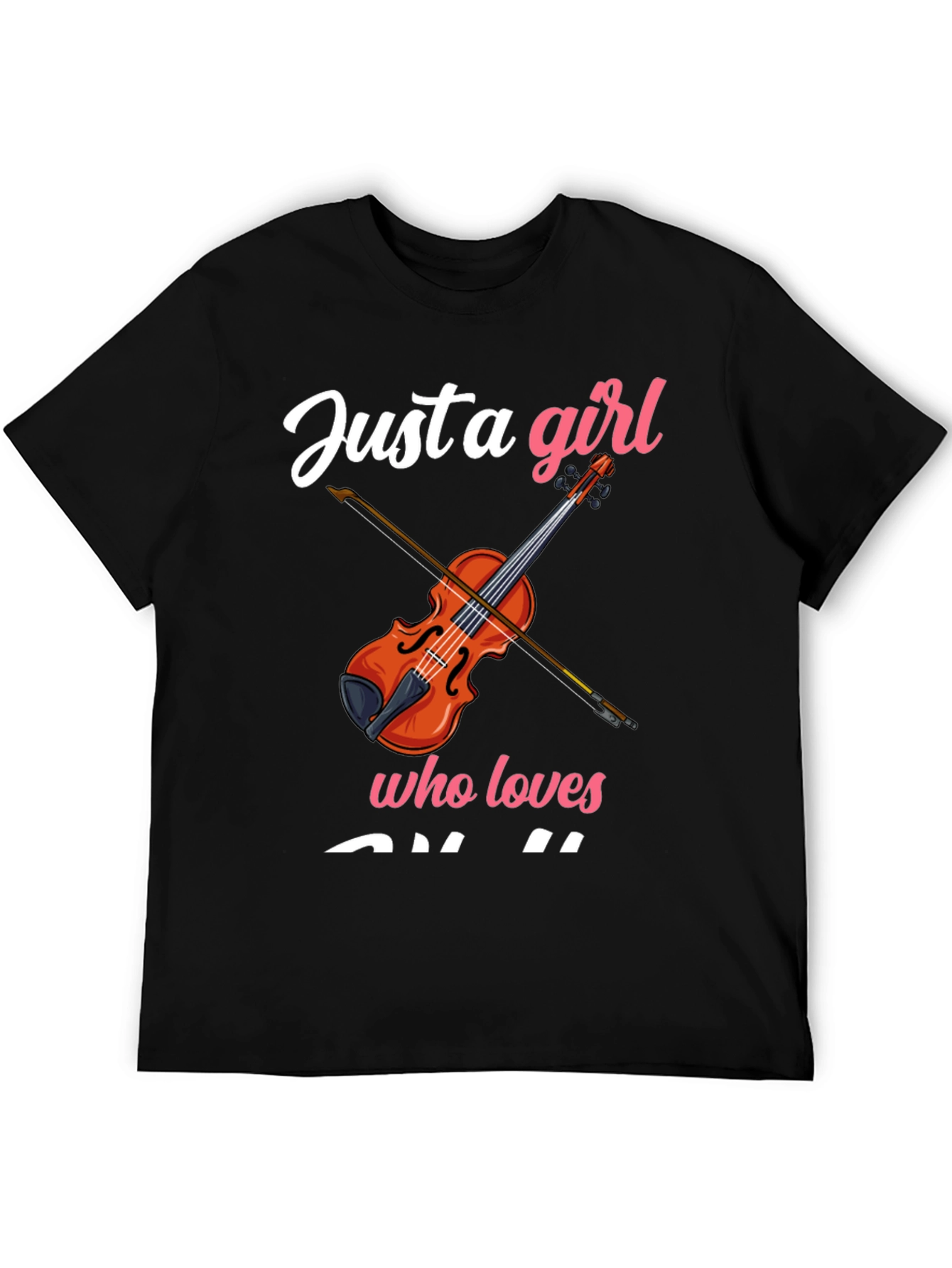 Just a Girl Who Loves Violin T-Shirt