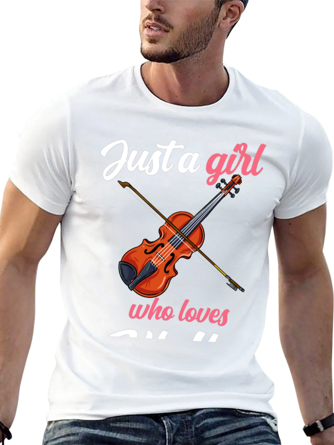 Just a Girl Who Loves Violin T-Shirt