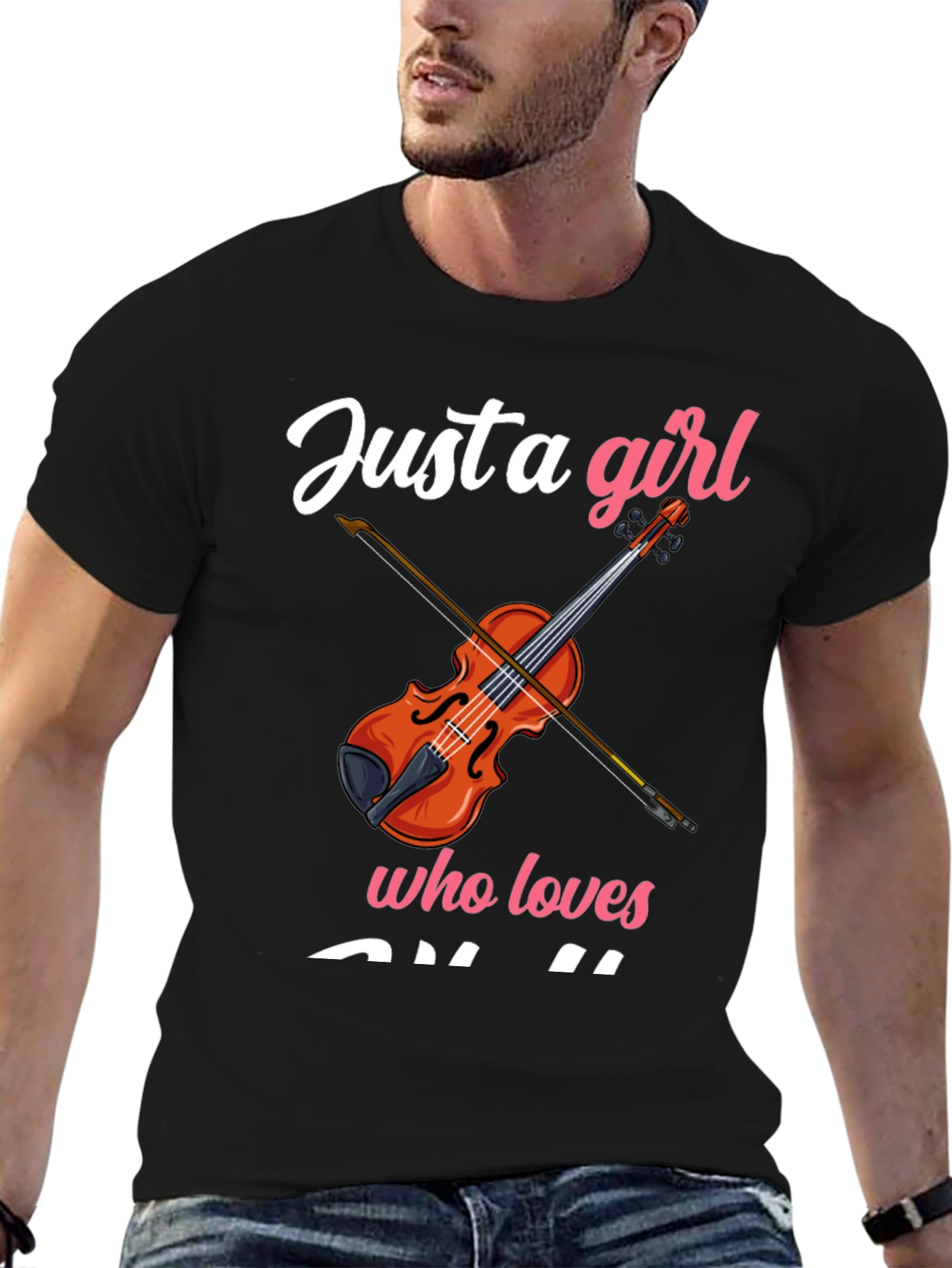 Just a Girl Who Loves Violin T-Shirt