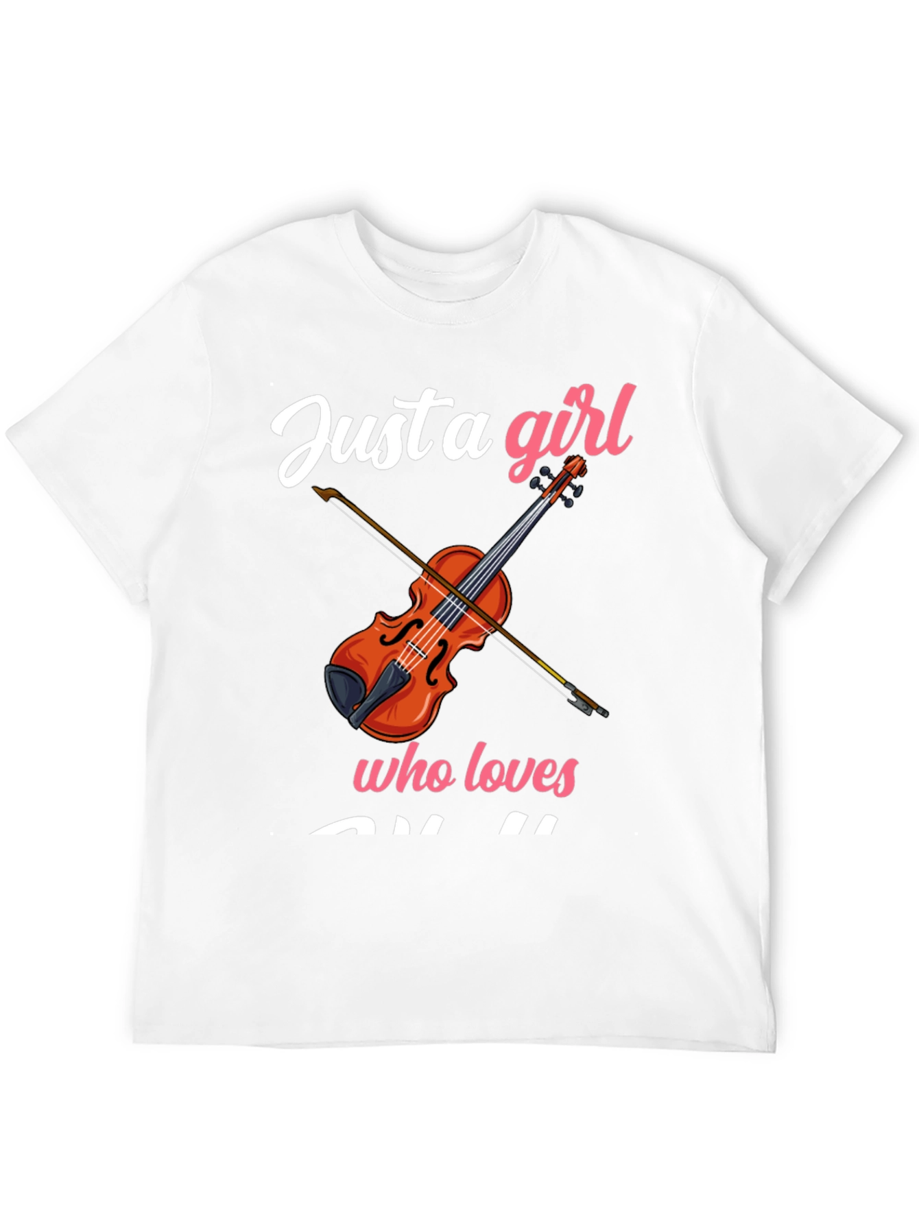 Just a Girl Who Loves Violin T-Shirt