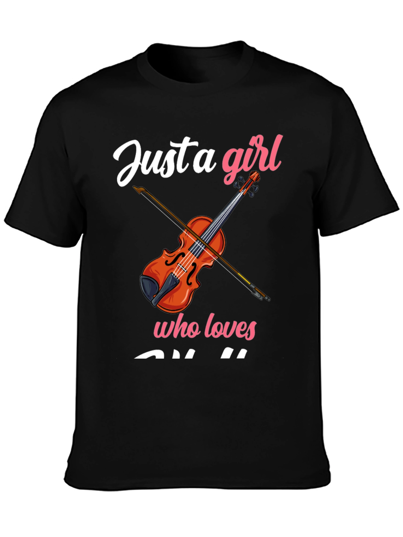 Just a Girl Who Loves Violin T-Shirt