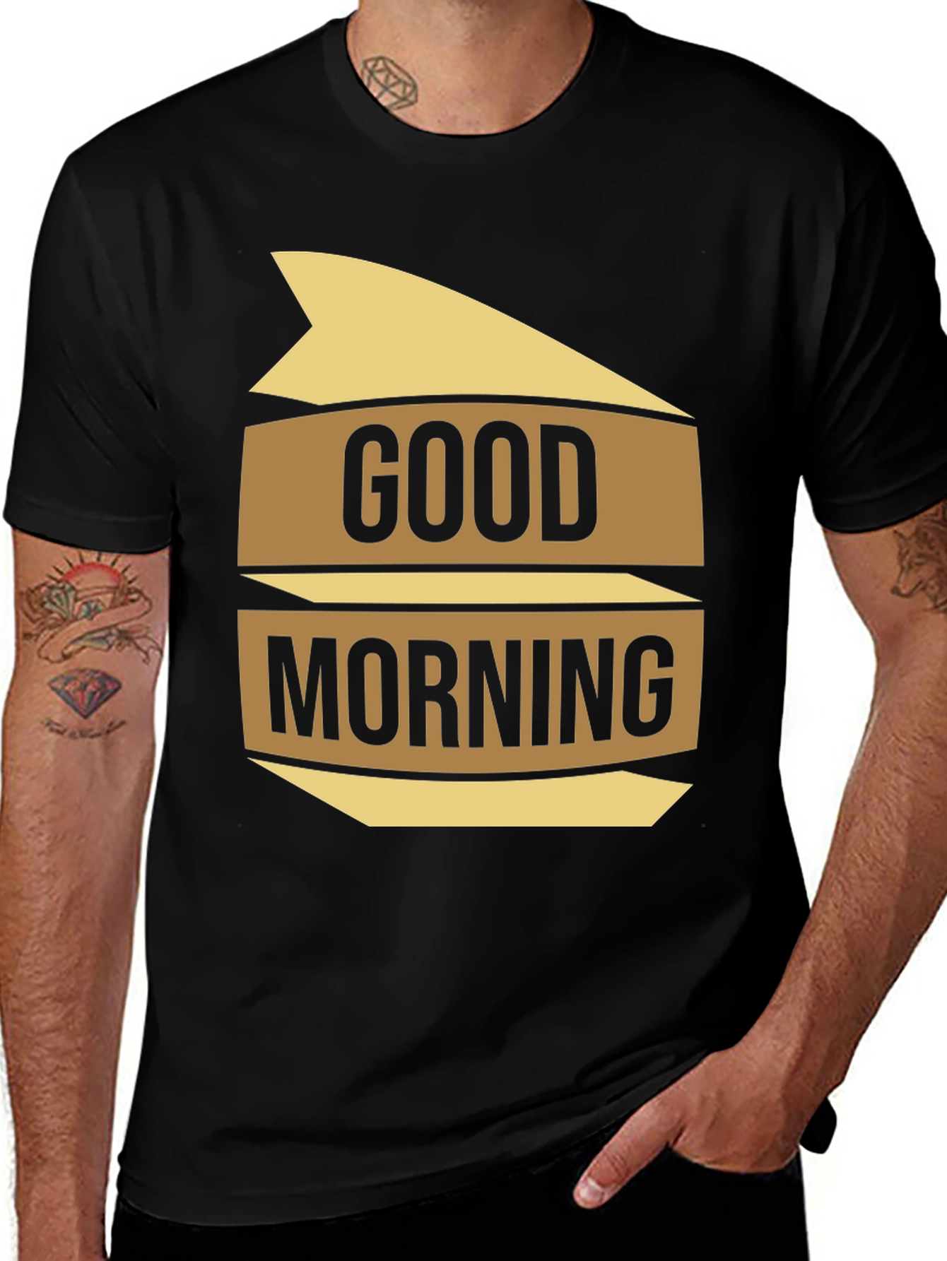 Good Morning Graphic T-Shirt - Casual Style