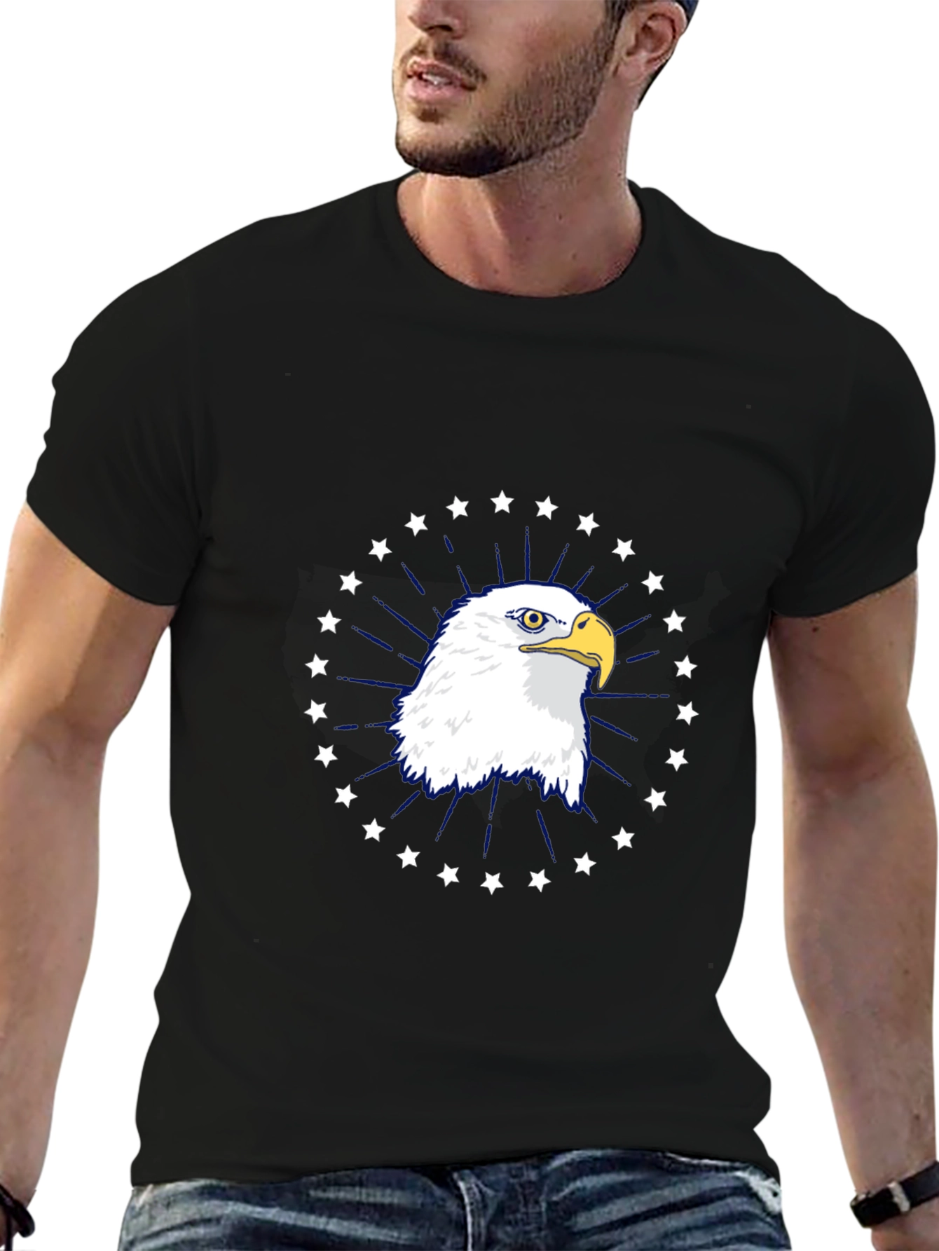 Eagle Graphic Tee - Patriotic American Style