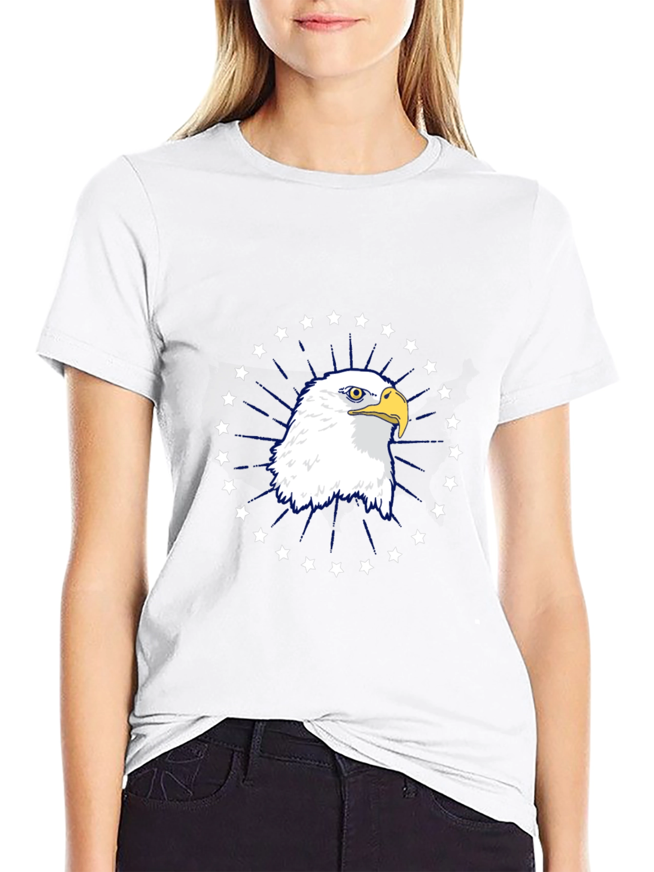 Eagle Graphic Tee - Patriotic American Style