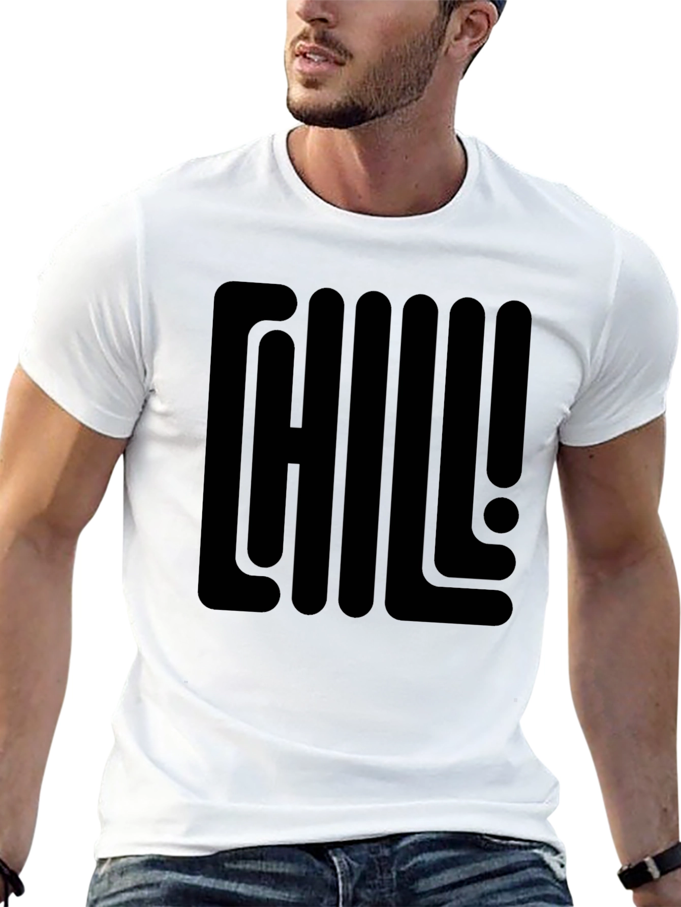 Chill Out Graphic Tee - Mens Black T-Shirt
