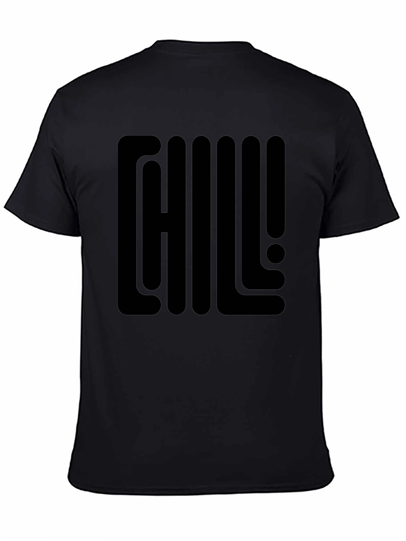 Chill Out Graphic Tee - Mens Black T-Shirt