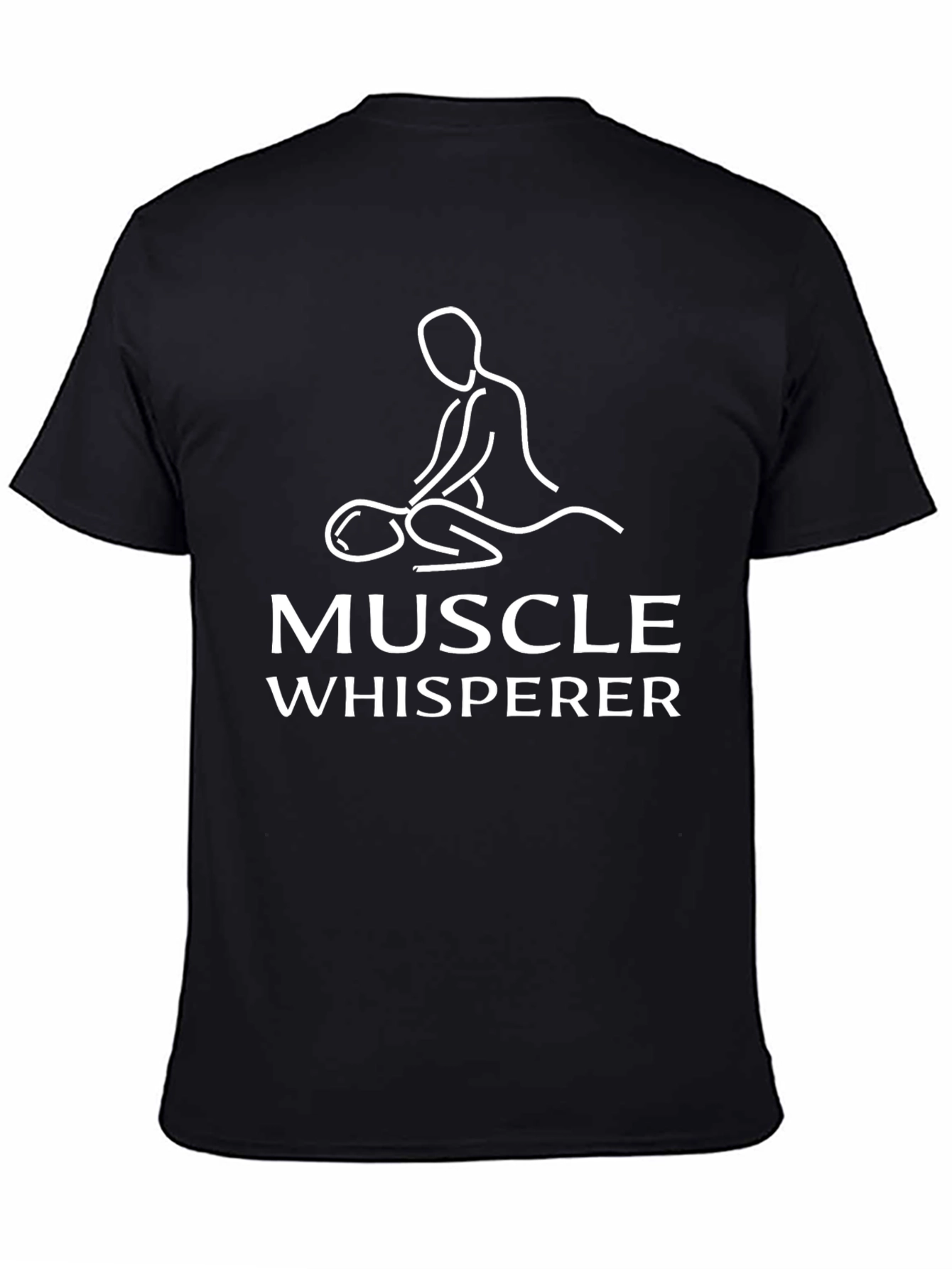 Muscle Whisperer Massage Therapist Black T-Shirt