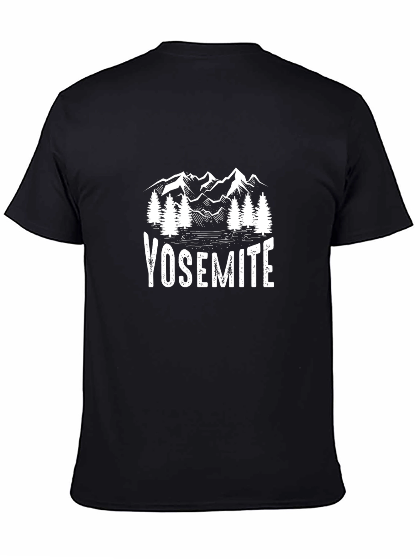 Yosemite Black Graphic Tee - Nature Lovers Shirt