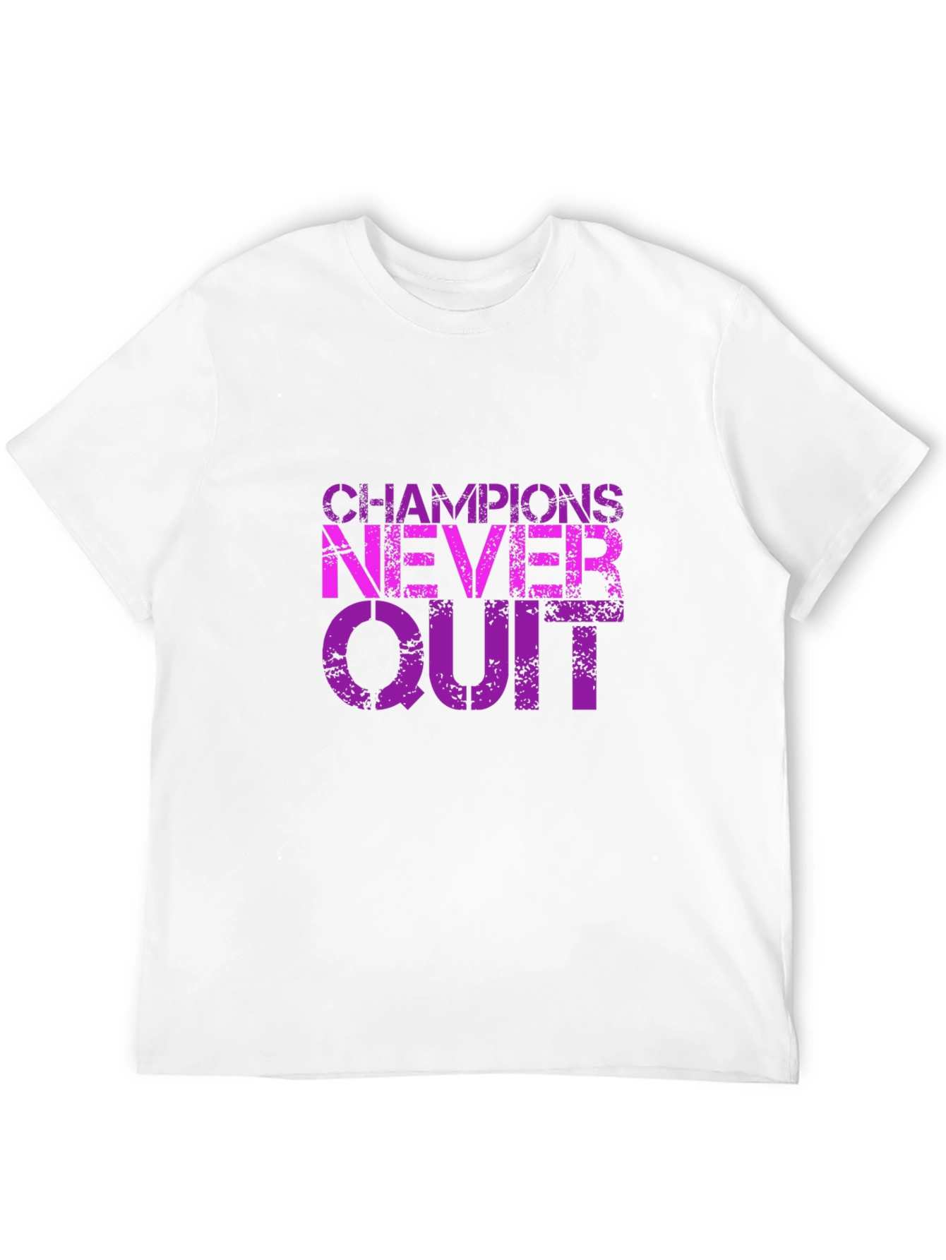 Champions Never Quit Graphic T-Shirt