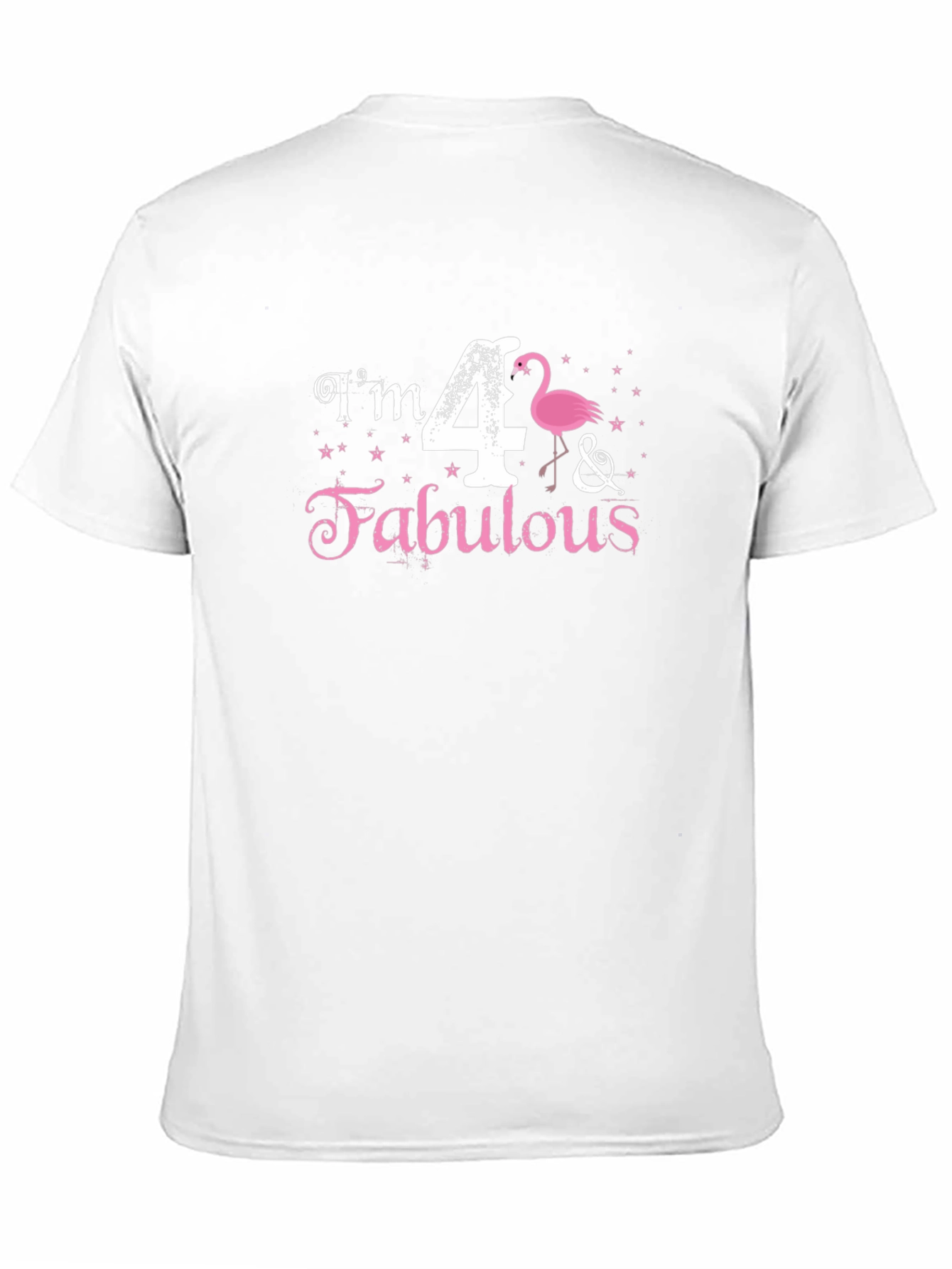 Im 4 & Fabulous Flamingo Black T-Shirt