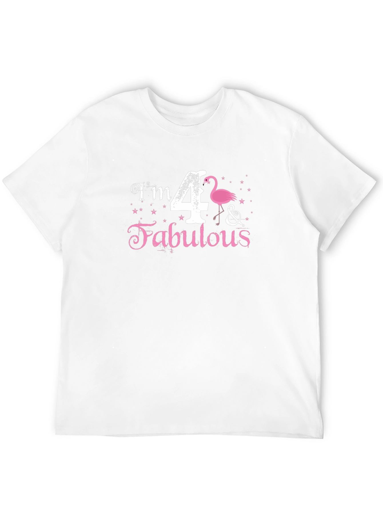 Im 4 & Fabulous Flamingo Black T-Shirt
