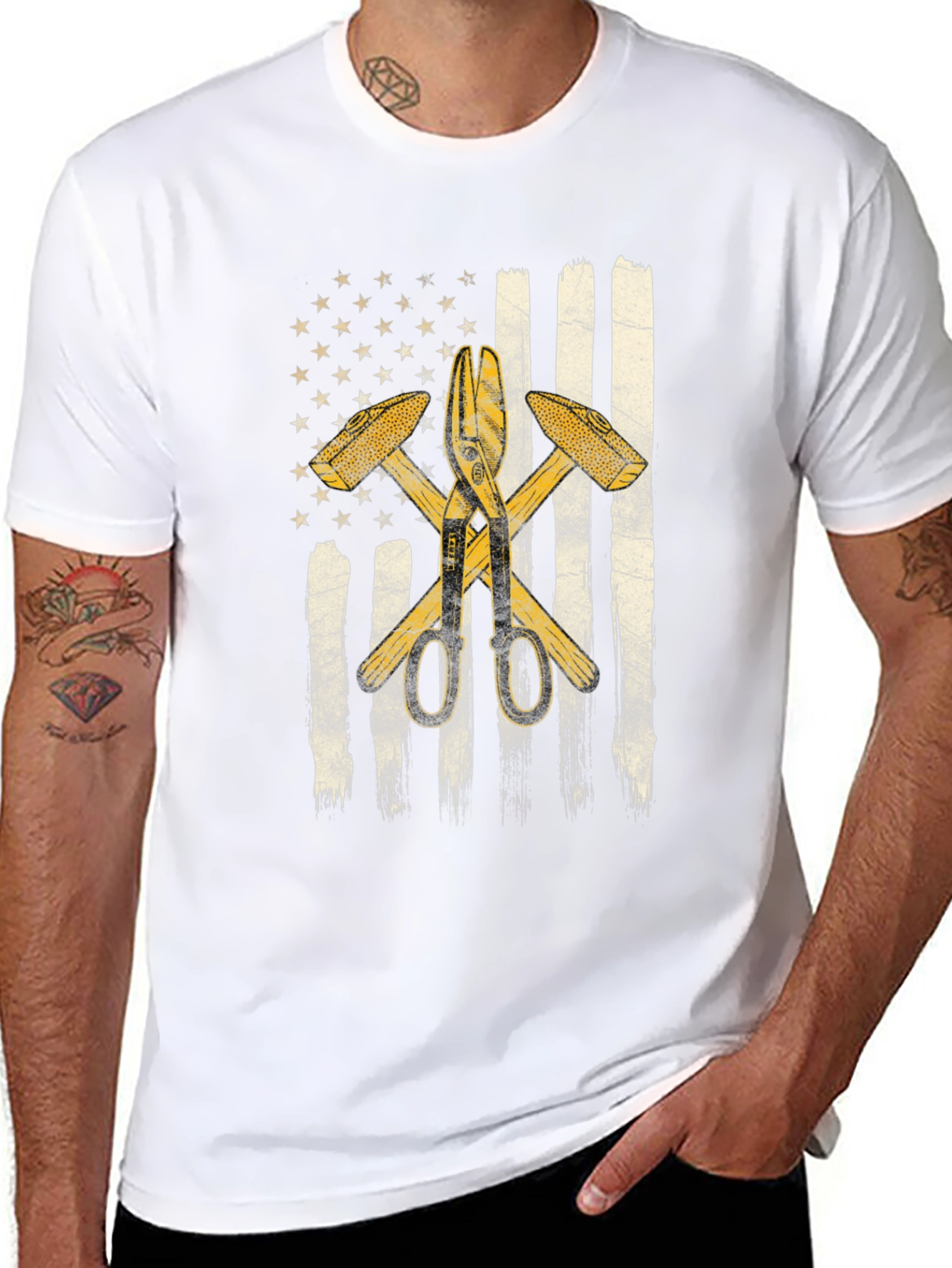 American Flag Blacksmith T-Shirt
