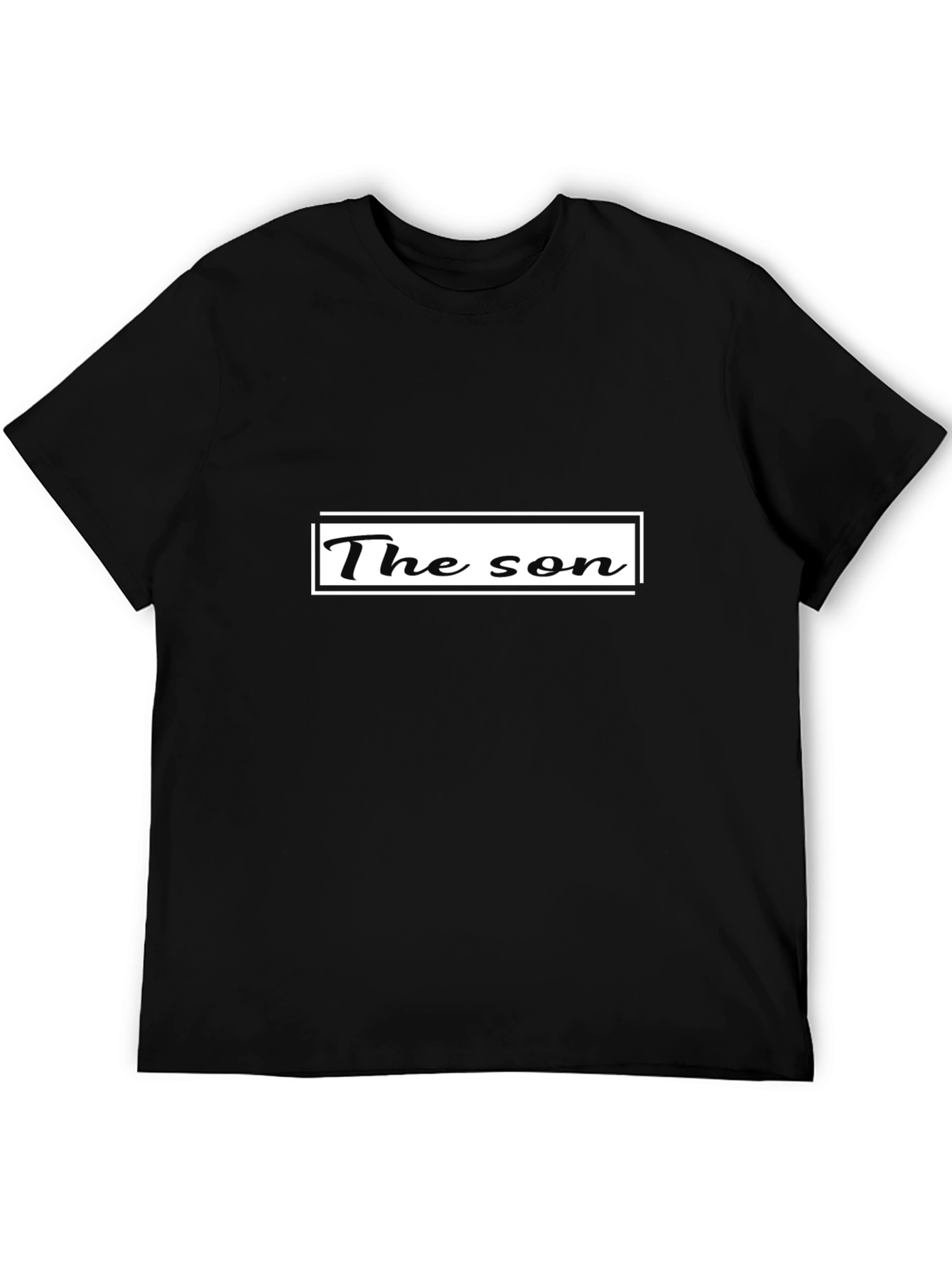 The Son Graphic T-Shirt - Black Cotton Tee