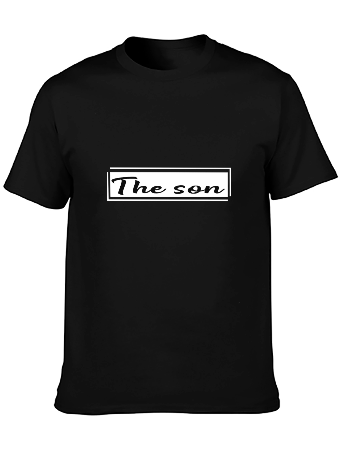 The Son Graphic T-Shirt - Black Cotton Tee