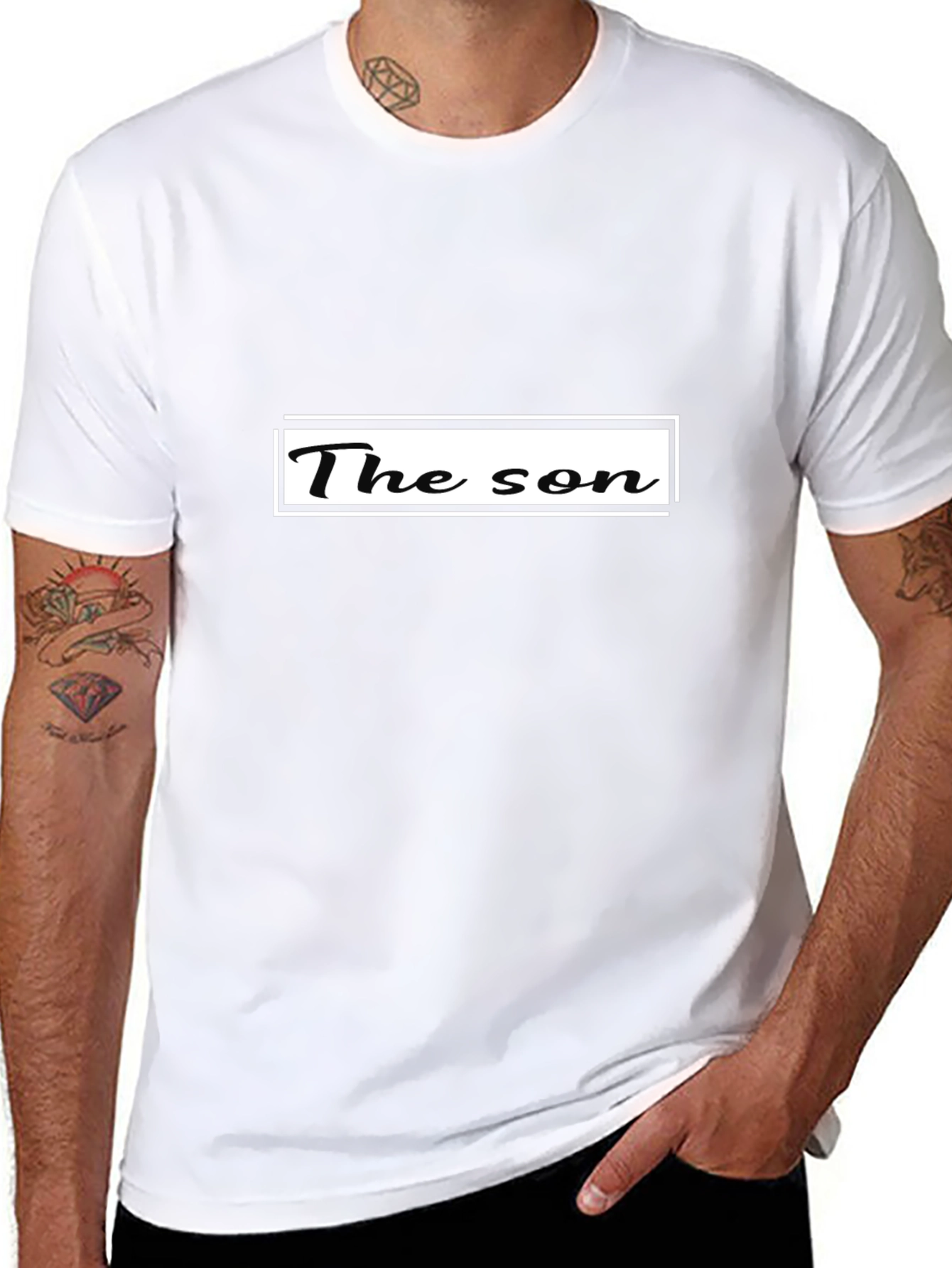 The Son Graphic T-Shirt - Black Cotton Tee