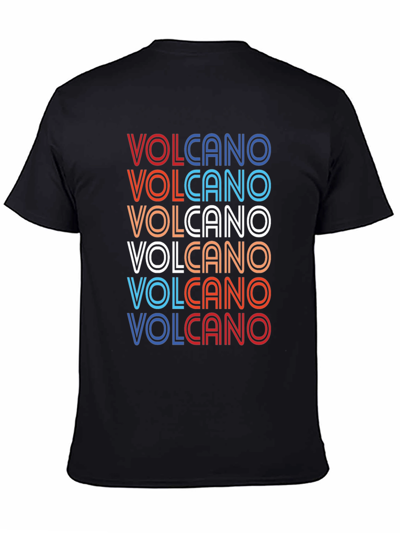 Retro Volcano T-Shirt - Classic Graphic Tee