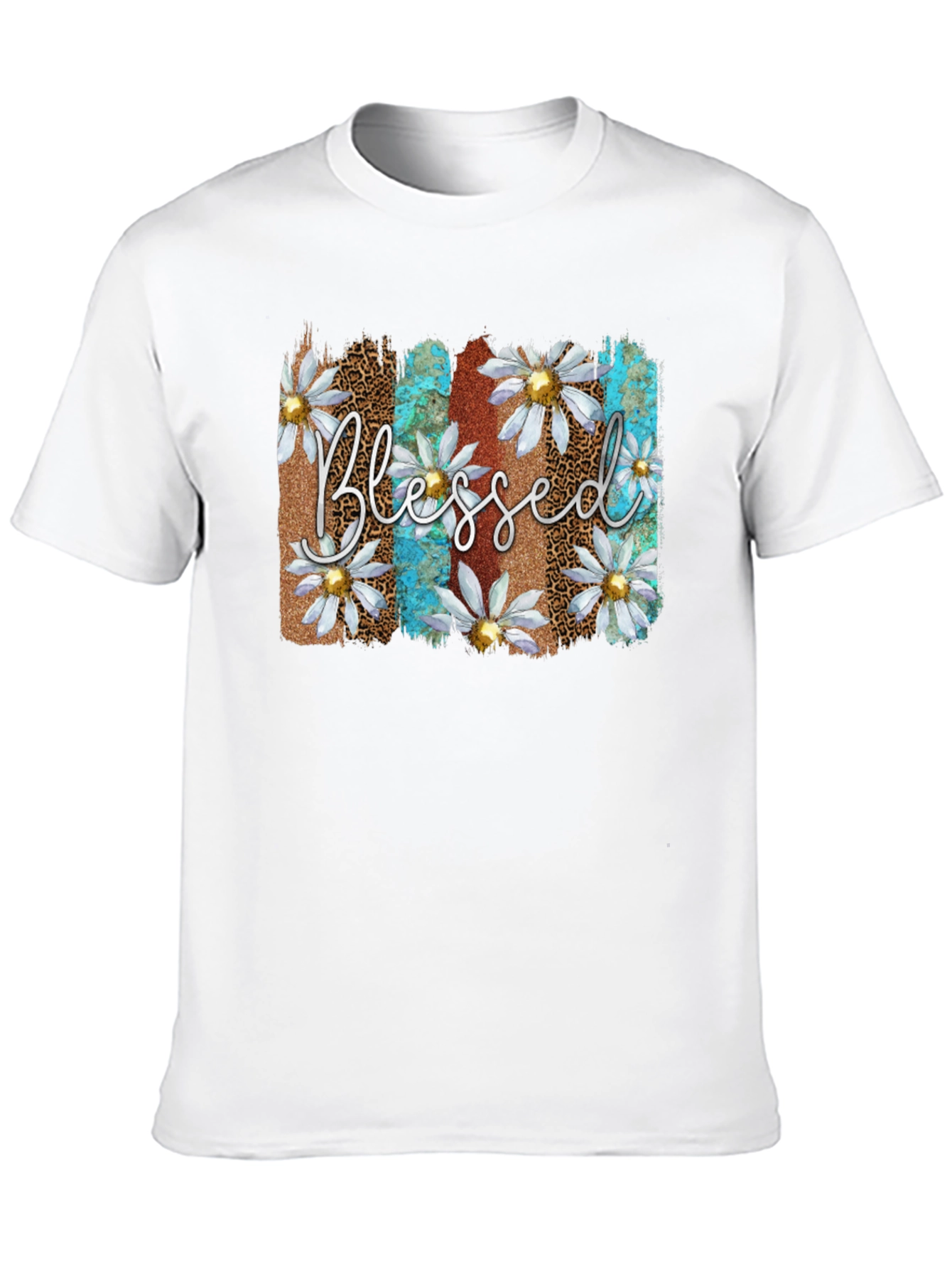 Blessed Floral Graphic T-Shirt
