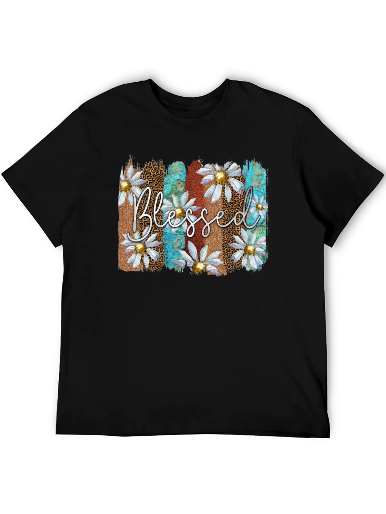 Blessed Floral Graphic T-Shirt