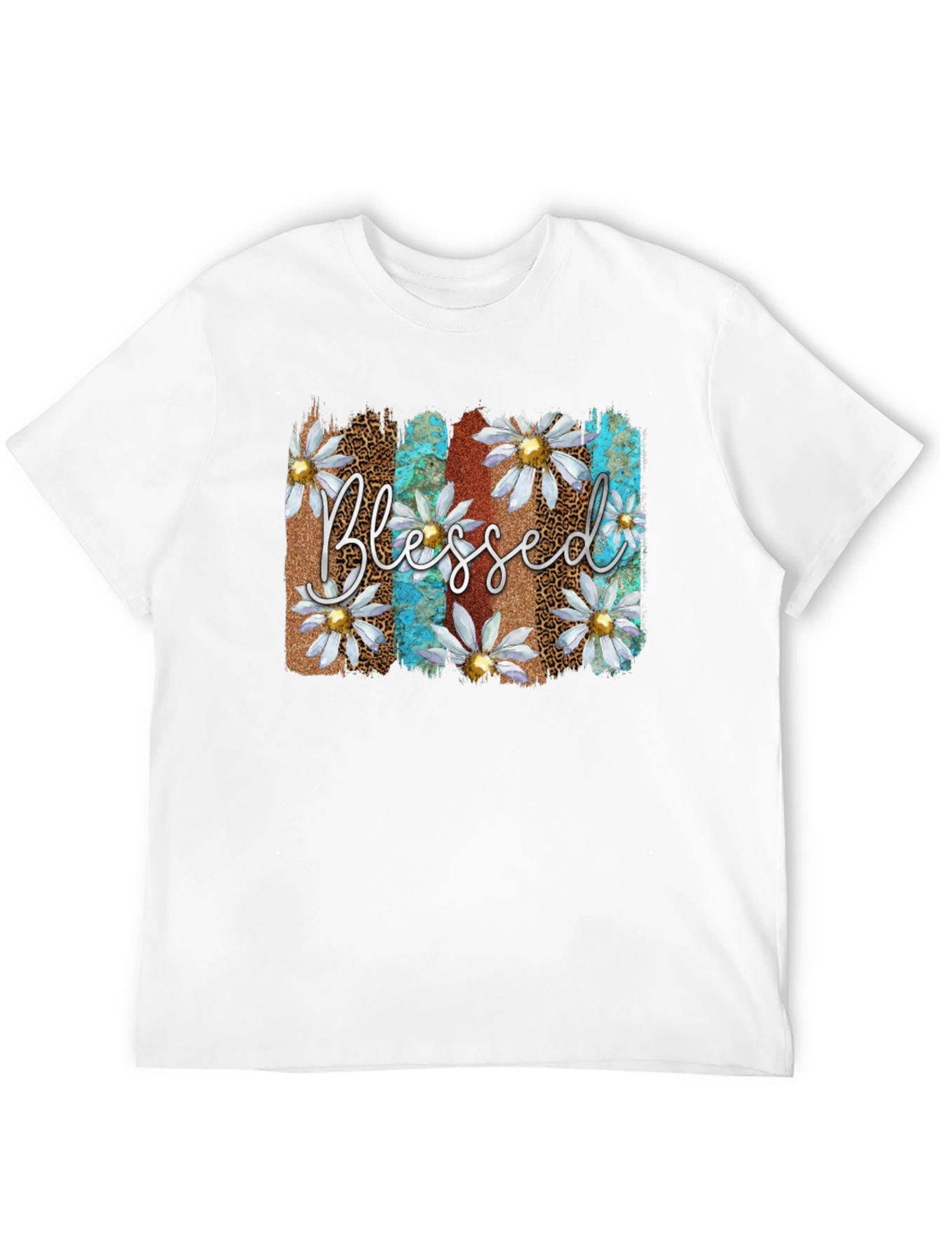 Blessed Floral Graphic T-Shirt