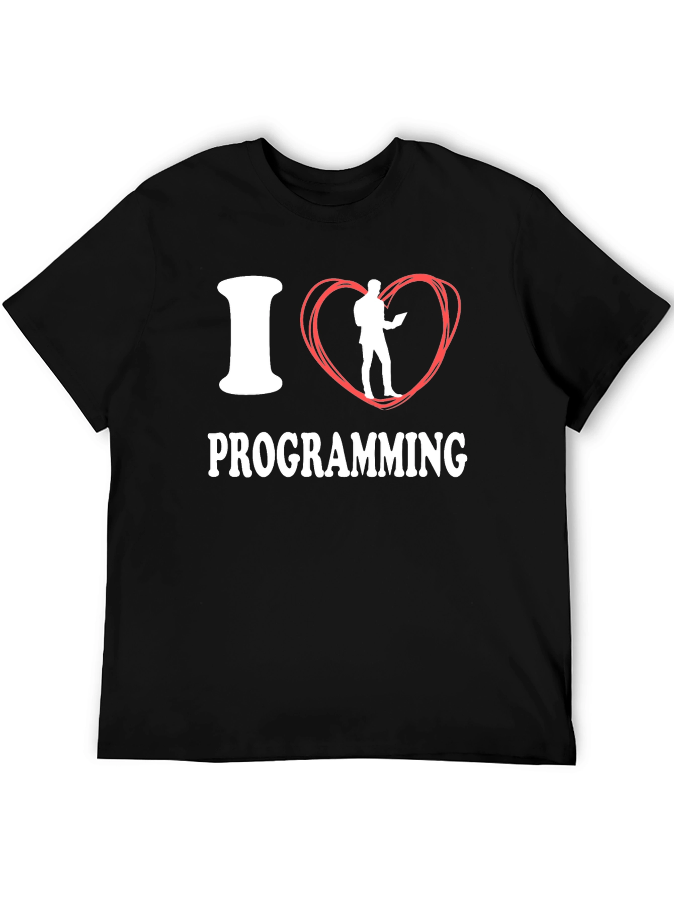 I Love Programming T-Shirt - Black Funny Coder Tee